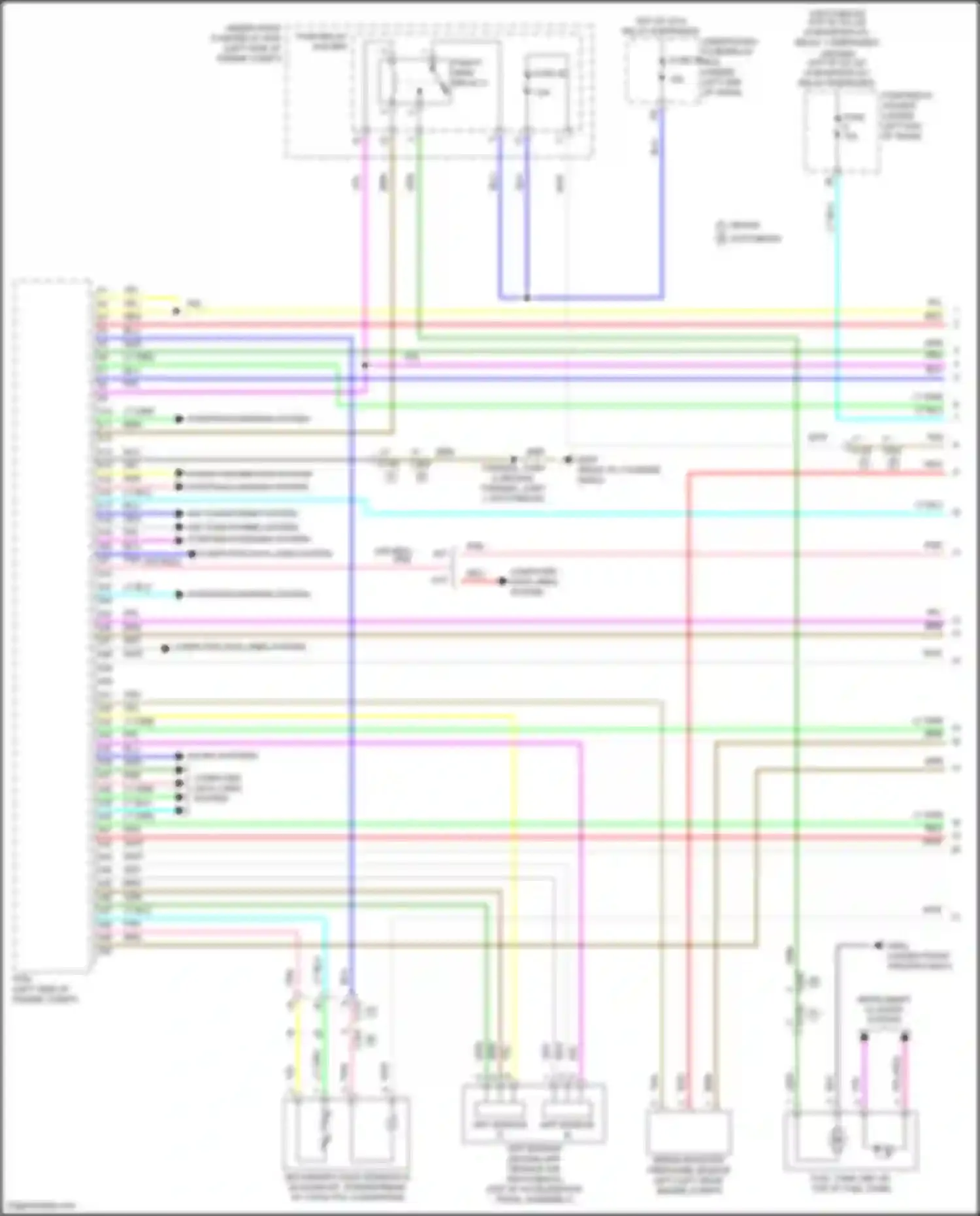 Civic Type R Honda XI (2021-2024): Wiring diagram engine performance 1.5l turbo (1 of 8)