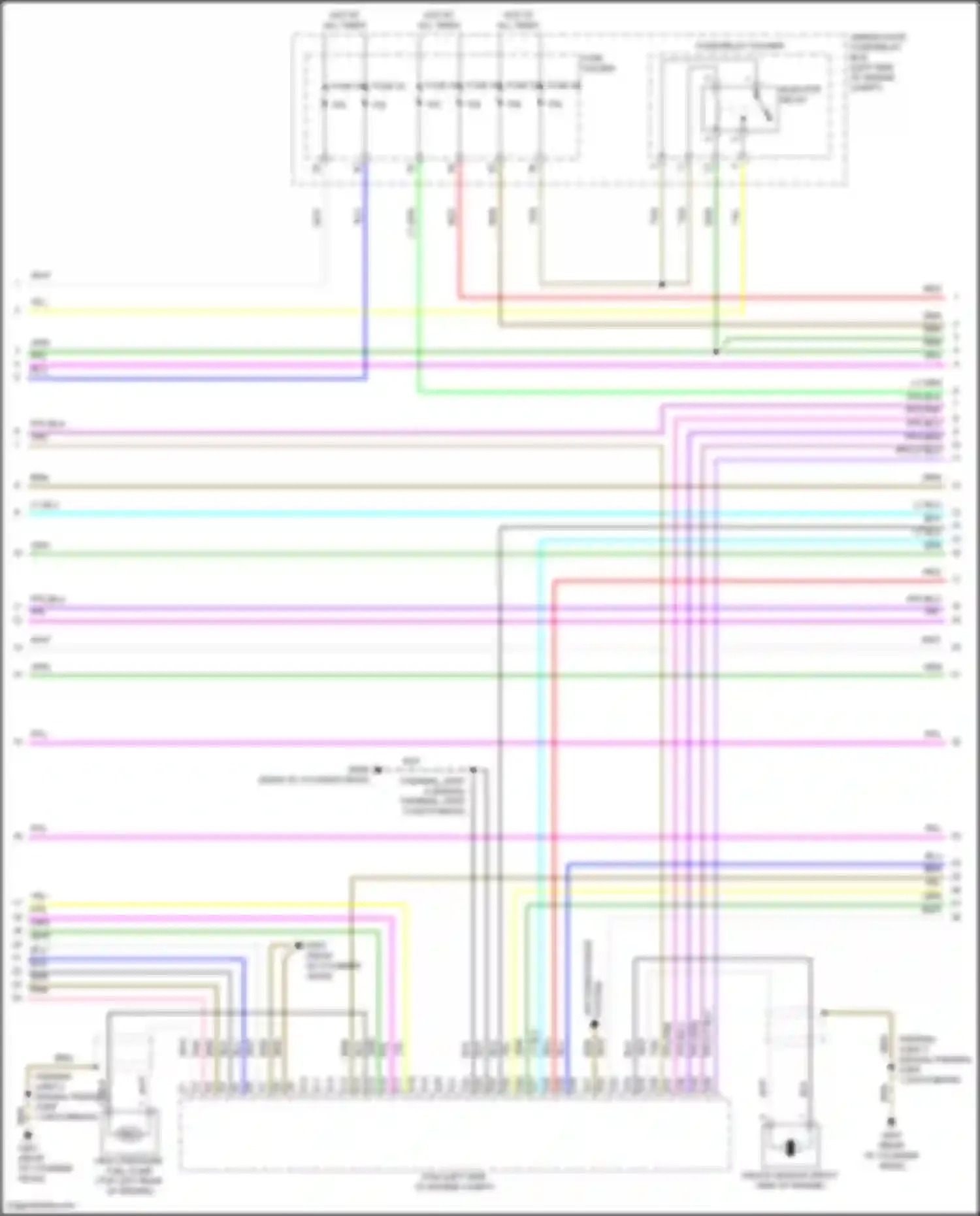 Civic Type R Honda XI (2021-2024): Wiring diagram engine performance 1.5l turbo (4 of 8)