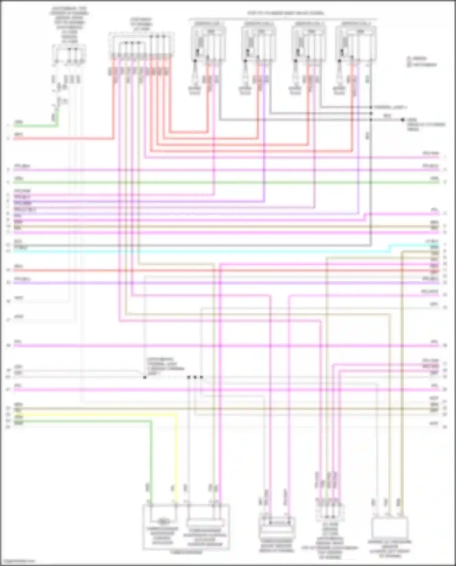 Civic Type R Honda XI (2021-2024): Wiring diagram engine performance 1.5l turbo (6 of 8)