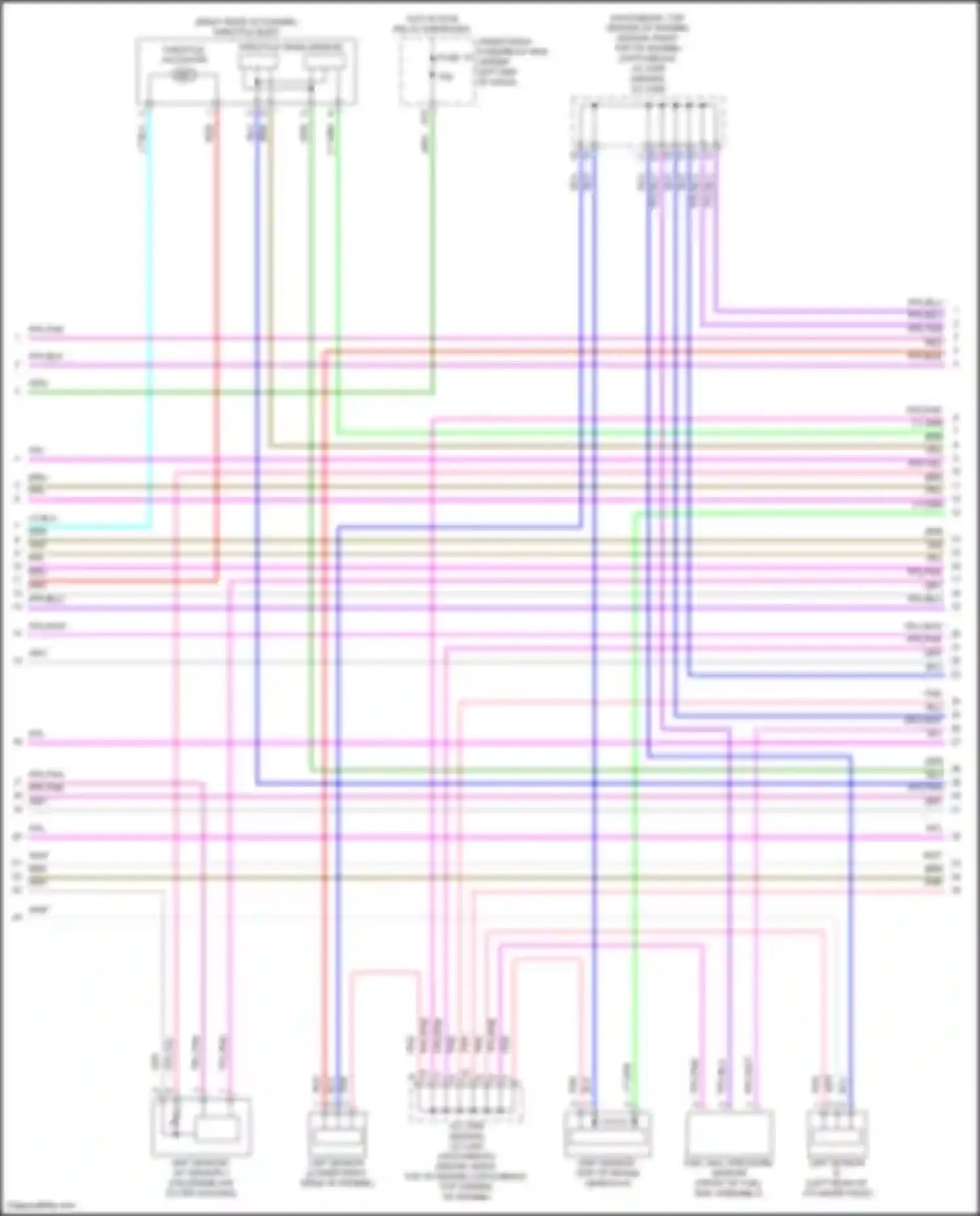 Civic Type R Honda XI (2021-2024): Wiring diagram engine performance 1.5l turbo (7 of 8)