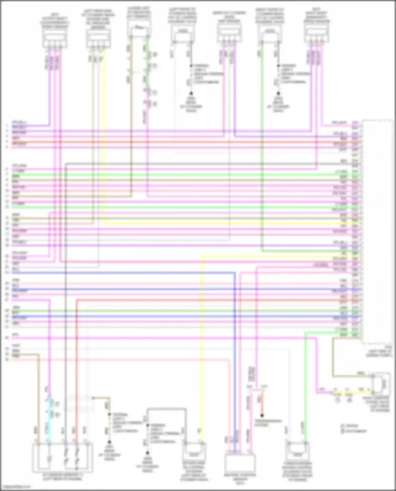 Civic Type R Honda XI (2021-2024): Wiring diagram engine performance 1.5l turbo (8 of 8)