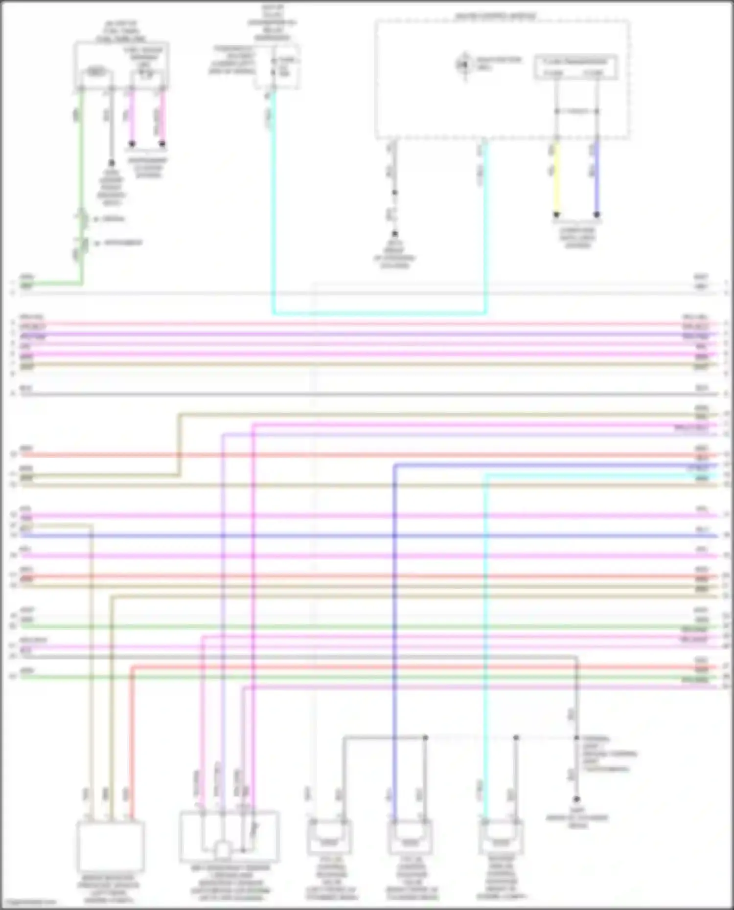 Civic Type R Honda XI (2021-2024): Wiring diagram engine performance 2.0l (4 of 7)