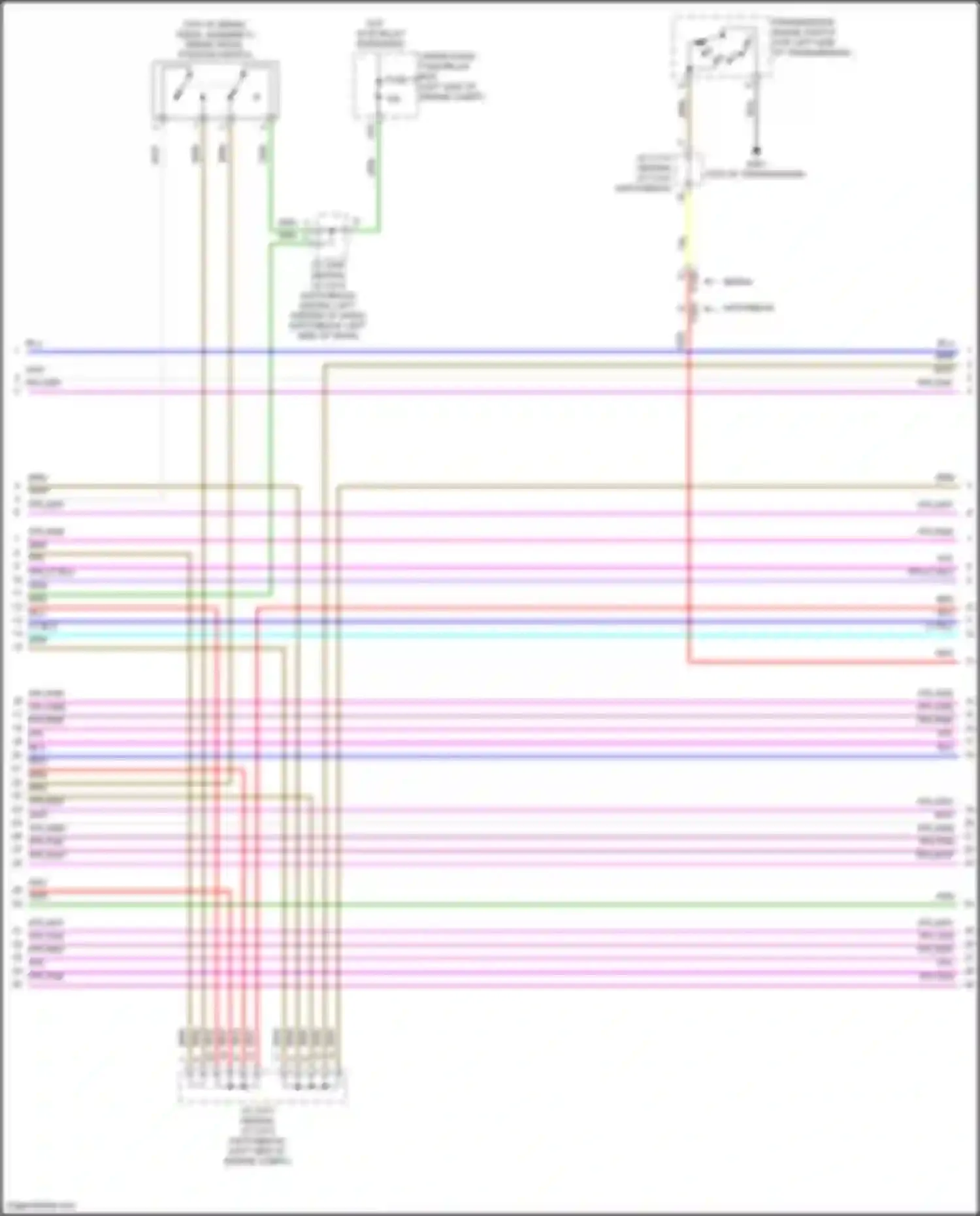 Civic Type R Honda XI (2021-2024): Wiring diagram engine performance 2.0l (6 of 7)