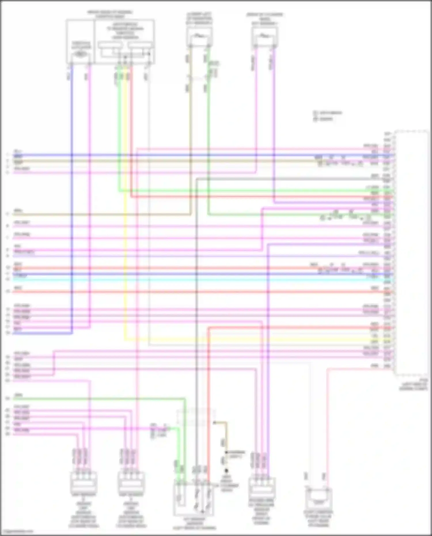 Civic Type R Honda XI (2021-2024): Wiring diagram engine performance 2.0l (7 of 7)