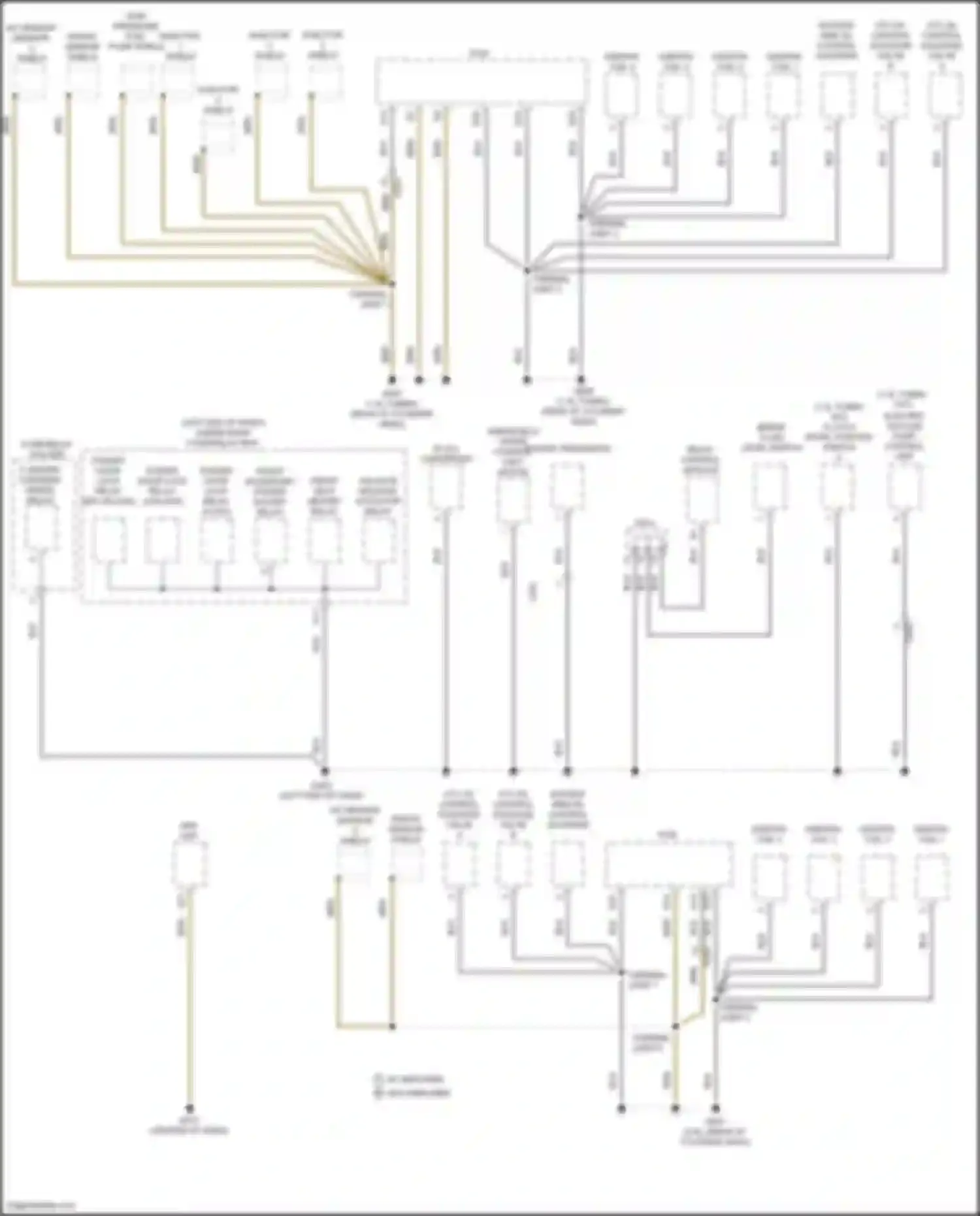Civic Type R Honda XI (2021-2024): Ground distribution circuit, hatchback (1 of 4)