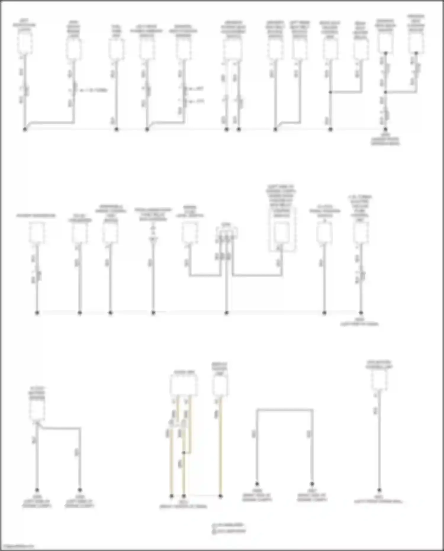 Civic Type R Honda XI (2021-2024): Ground distribution circuit, sedan (4 of 4)