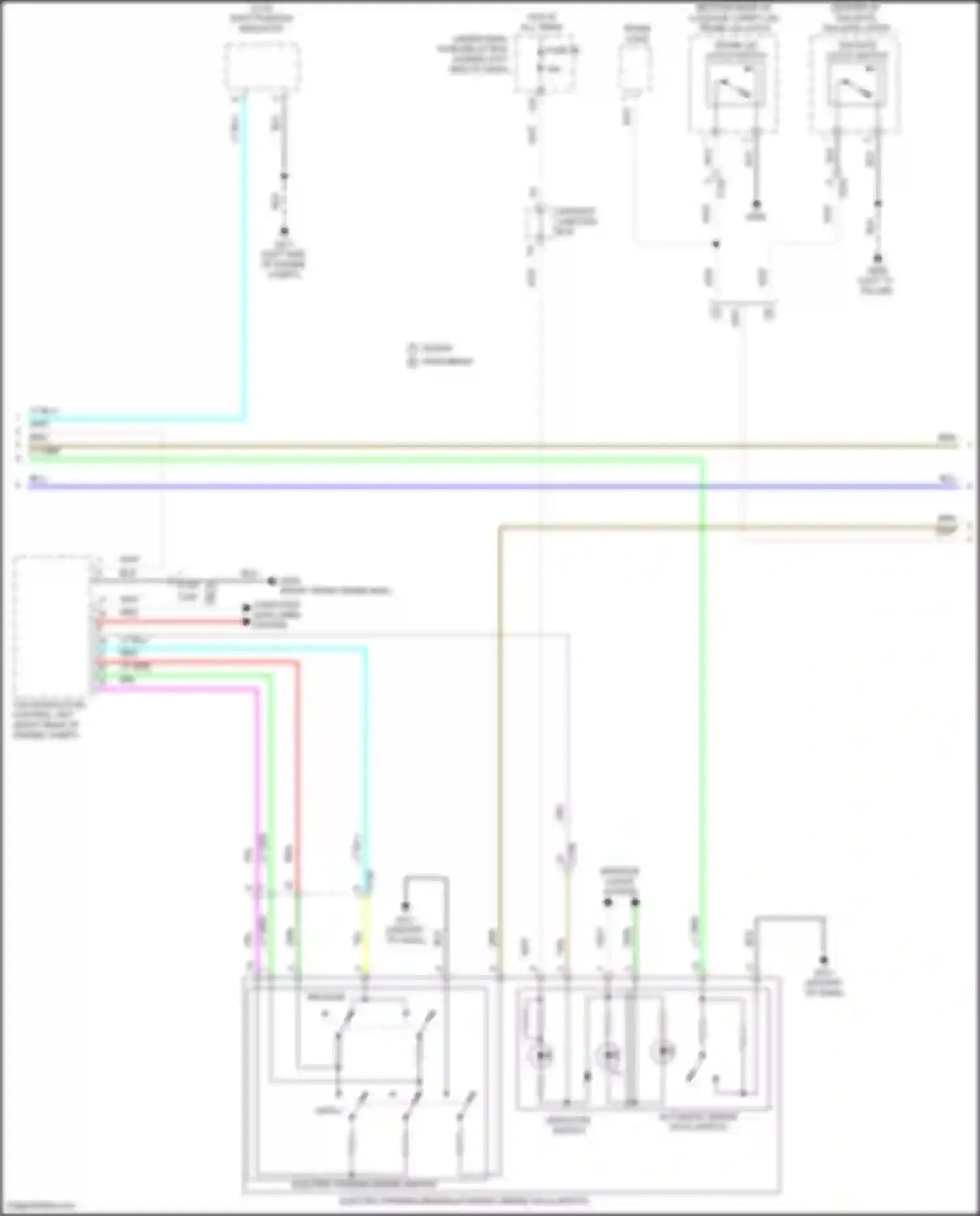 Civic Type R Honda XI (2021-2024): Instrument cluster circuit (2 of 3)