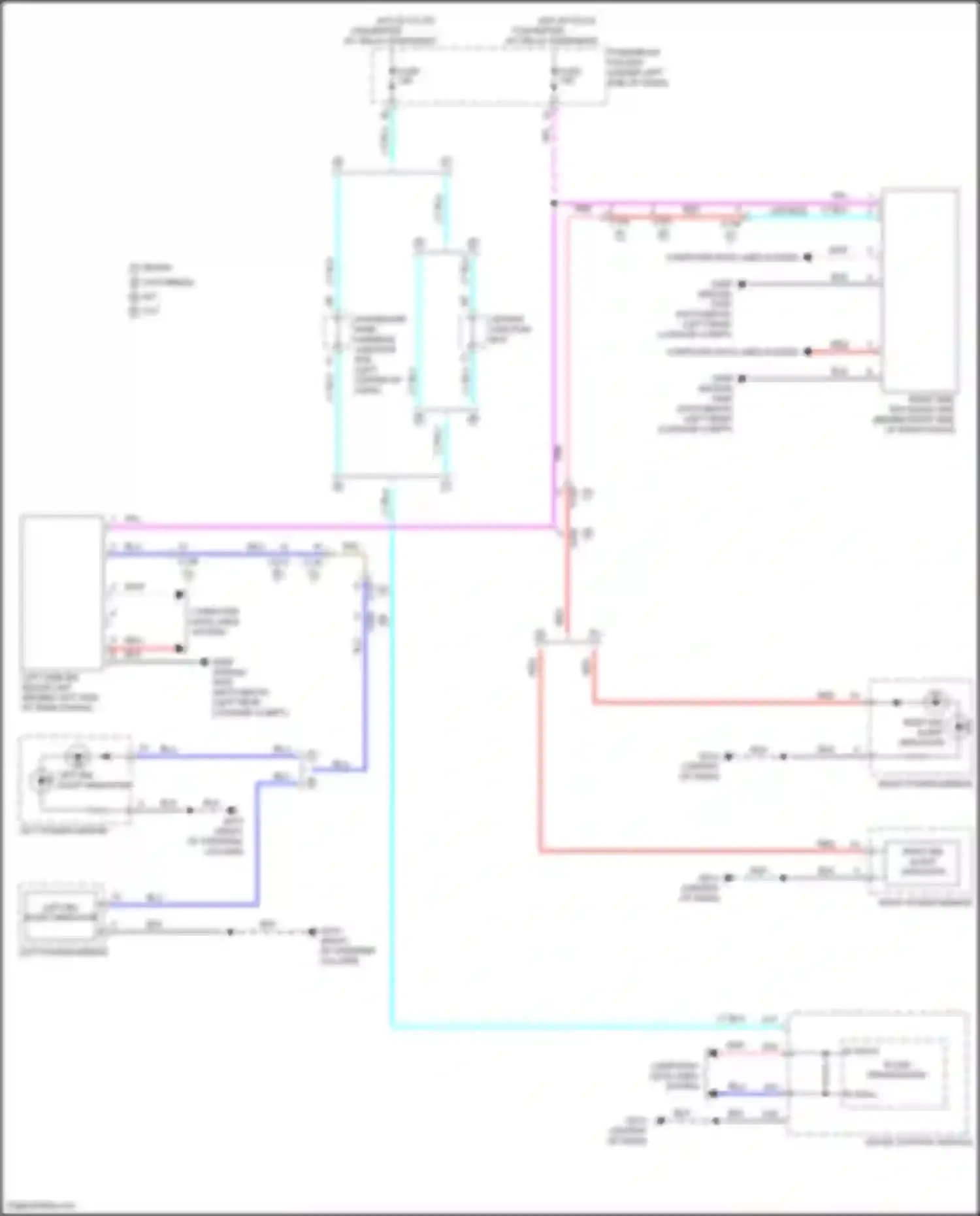 Civic Type R Honda XI (2021-2024): Blind spot monitoring circuit