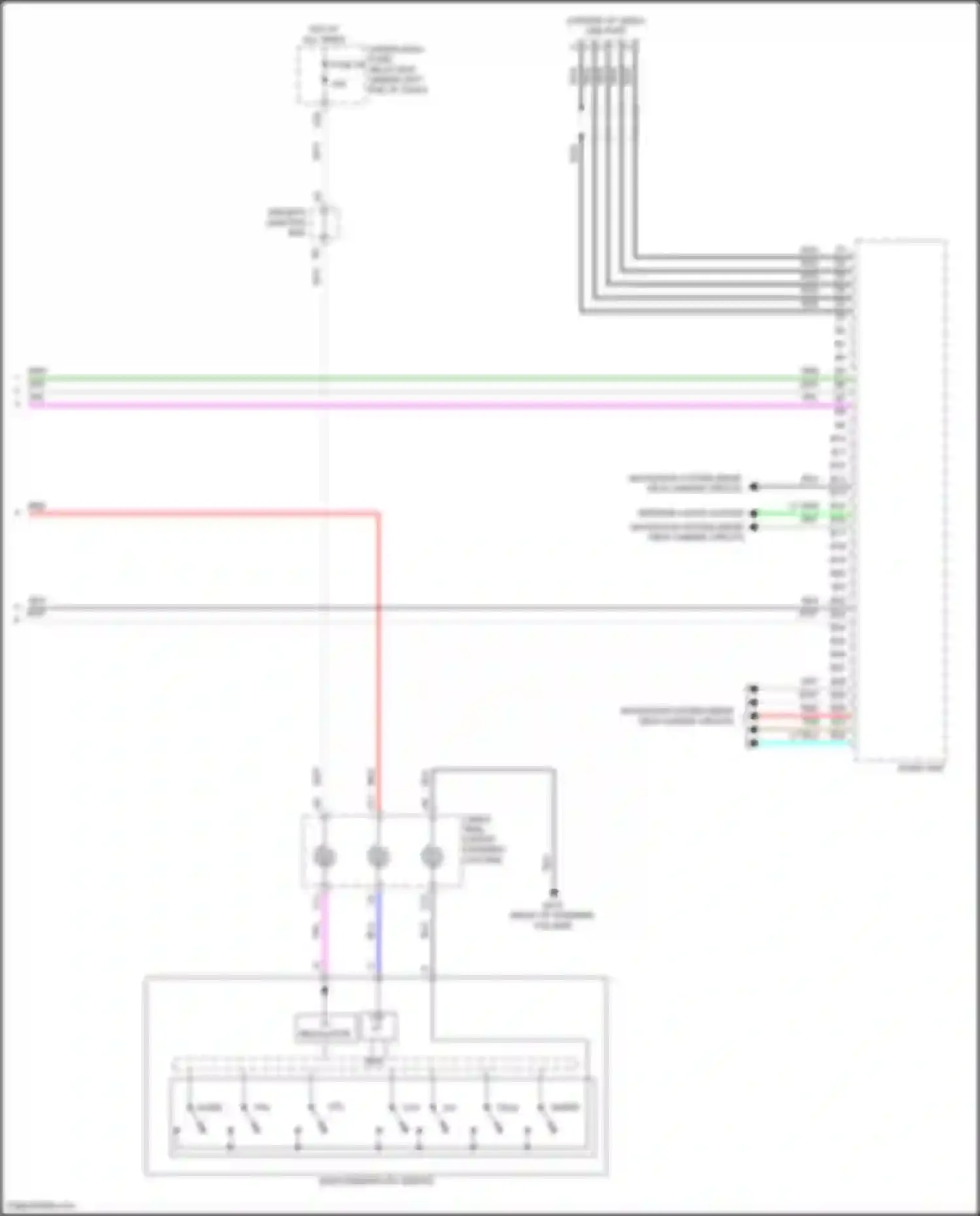Civic Type R Honda XI (2021-2024): Navigation circuit, w/o amplifier (3 of 3)