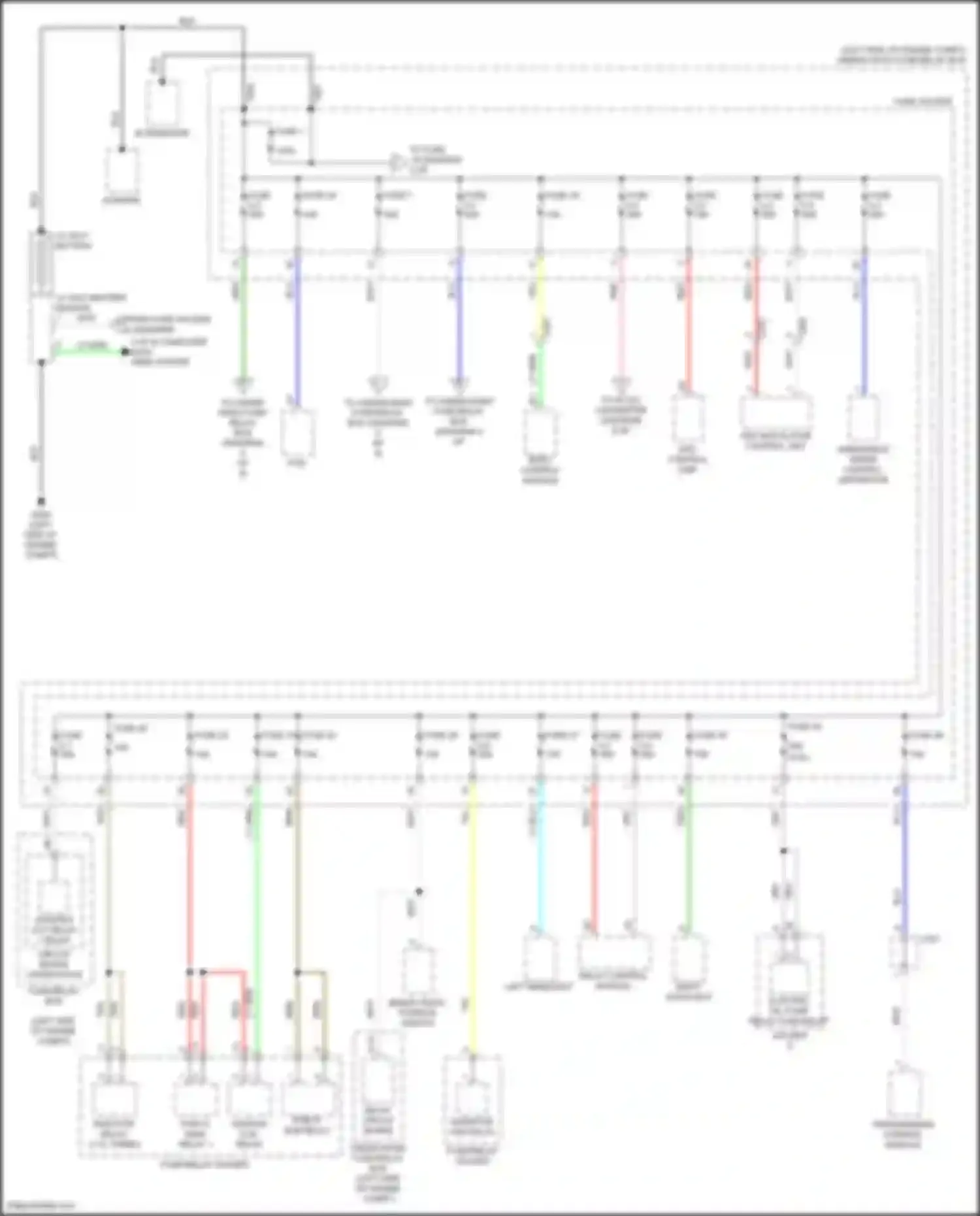 Civic Type R Honda XI (2021-2024): Power distribution circuit, hatchback (1 of 6)