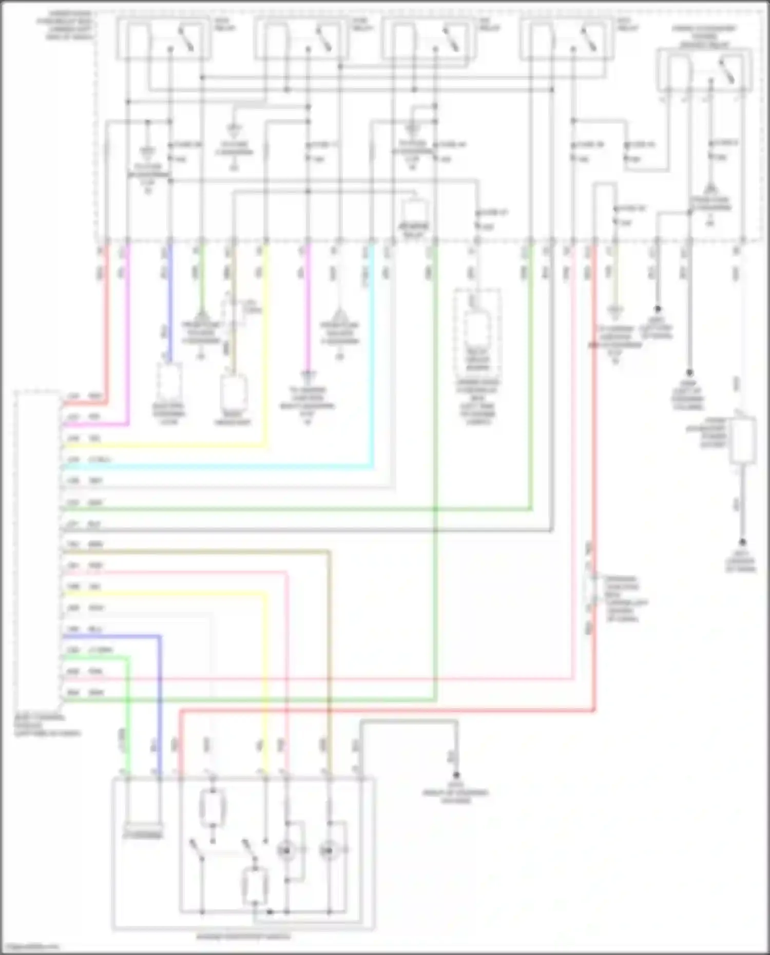 Civic Type R Honda XI (2021-2024): Power distribution circuit, sedan (5 of 6)