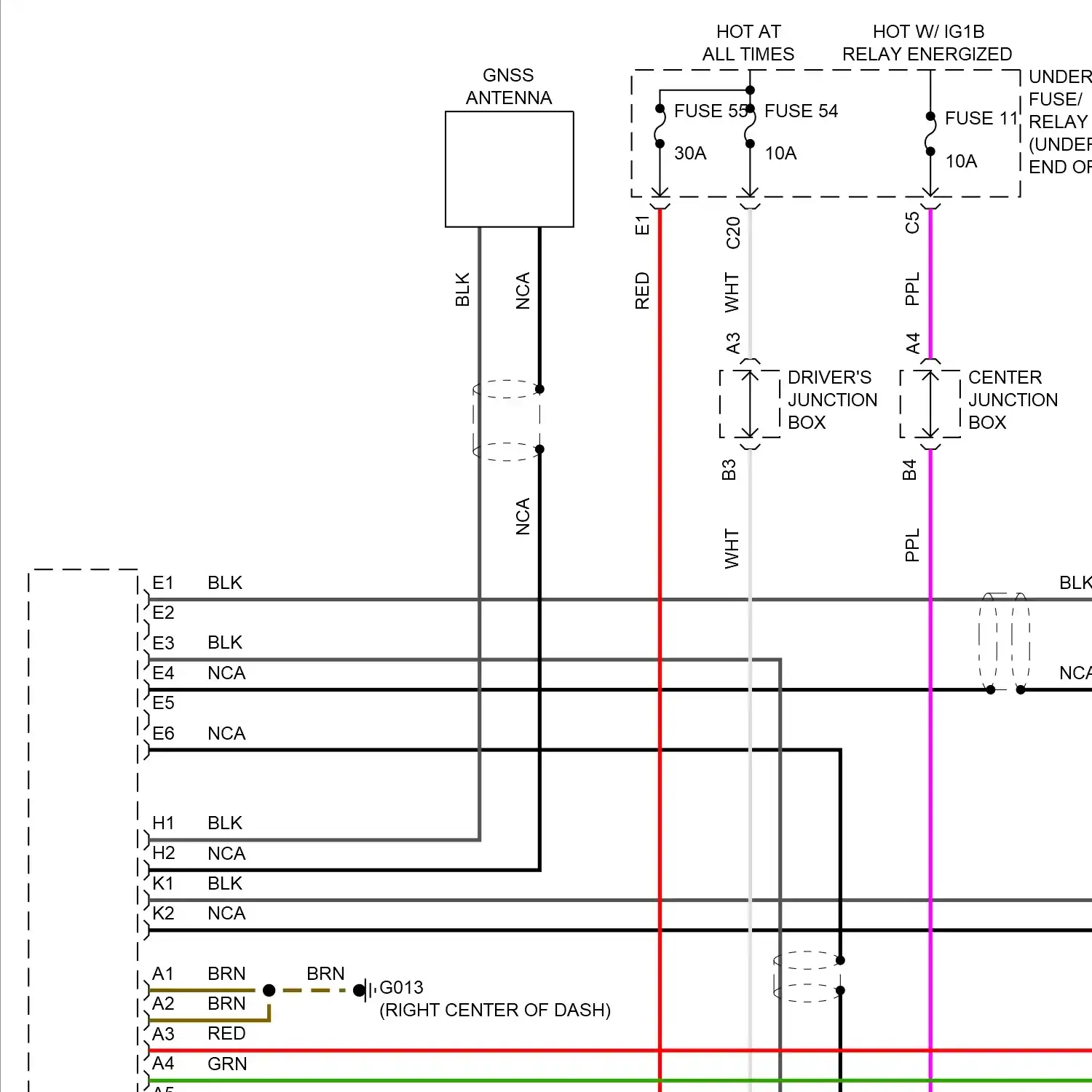 Radio circuit, sedan w/ amplifier (1 of 4)