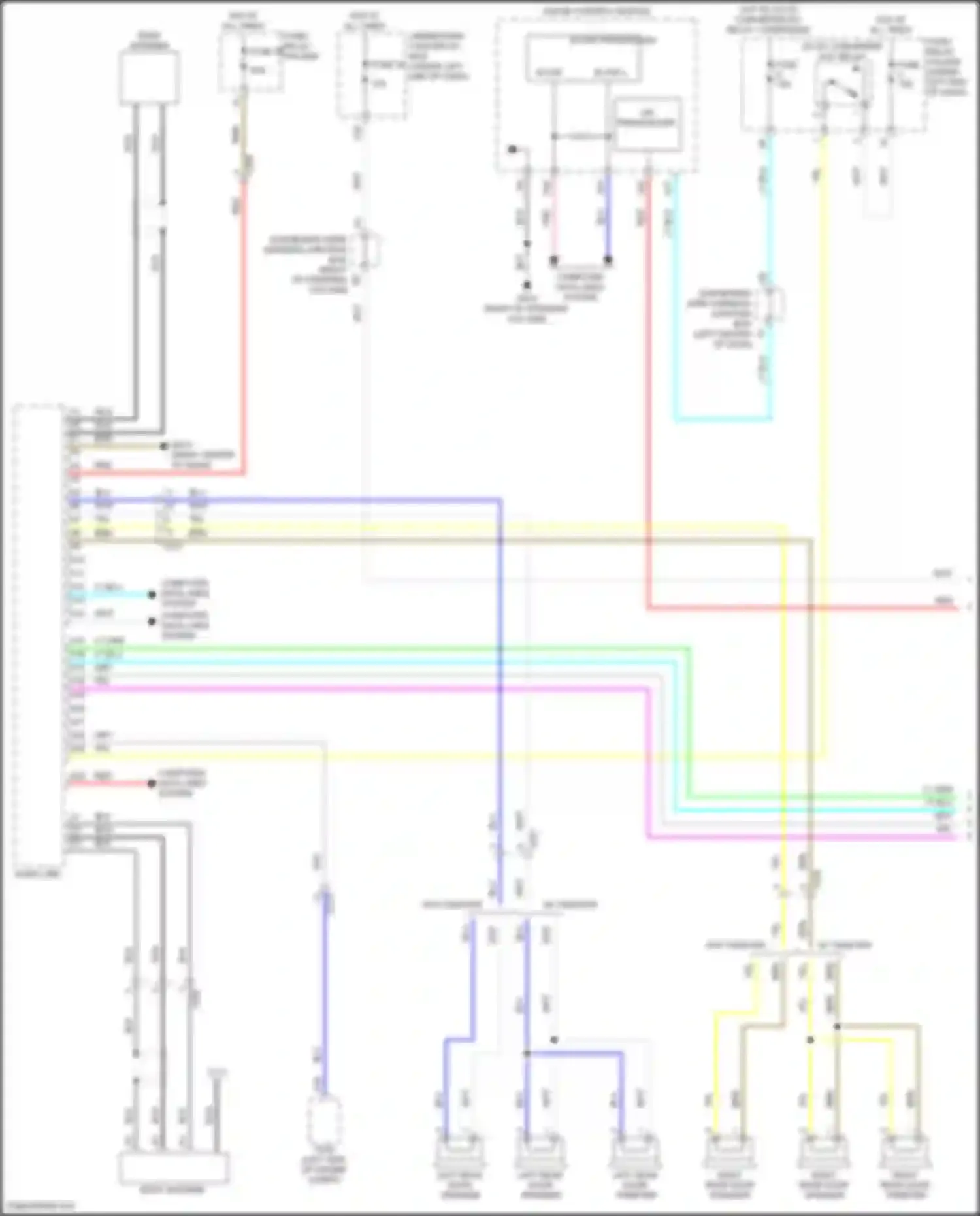 Civic Type R Honda XI (2021-2024): Radio circuit, hatchback w/o amplifier (1 of 2)