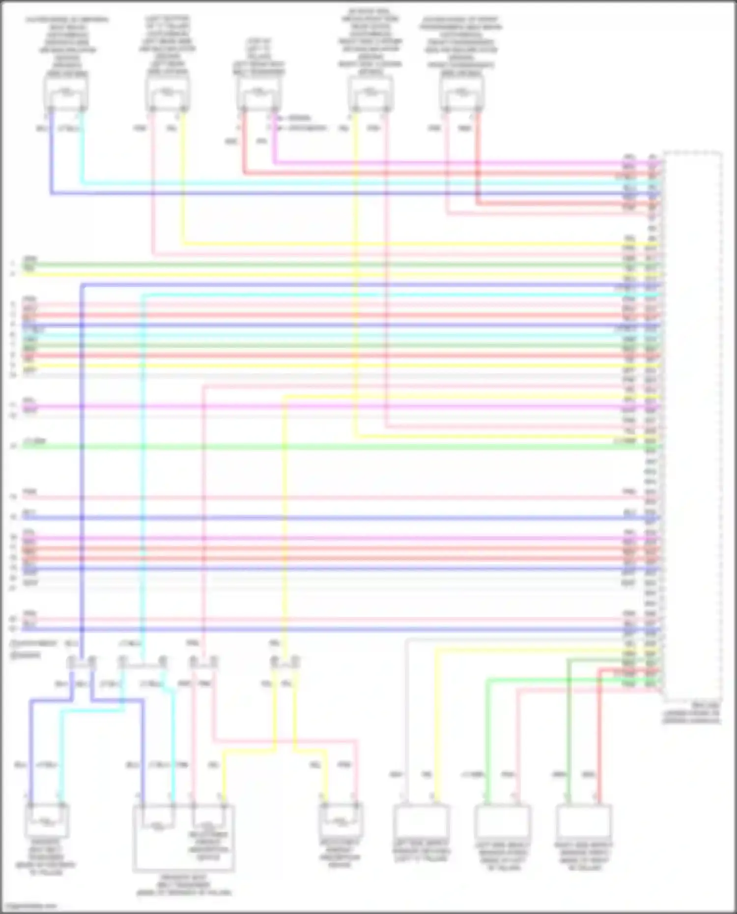 Civic Type R Honda XI (2021-2024): Supplemental restraints circuit (4 of 4)