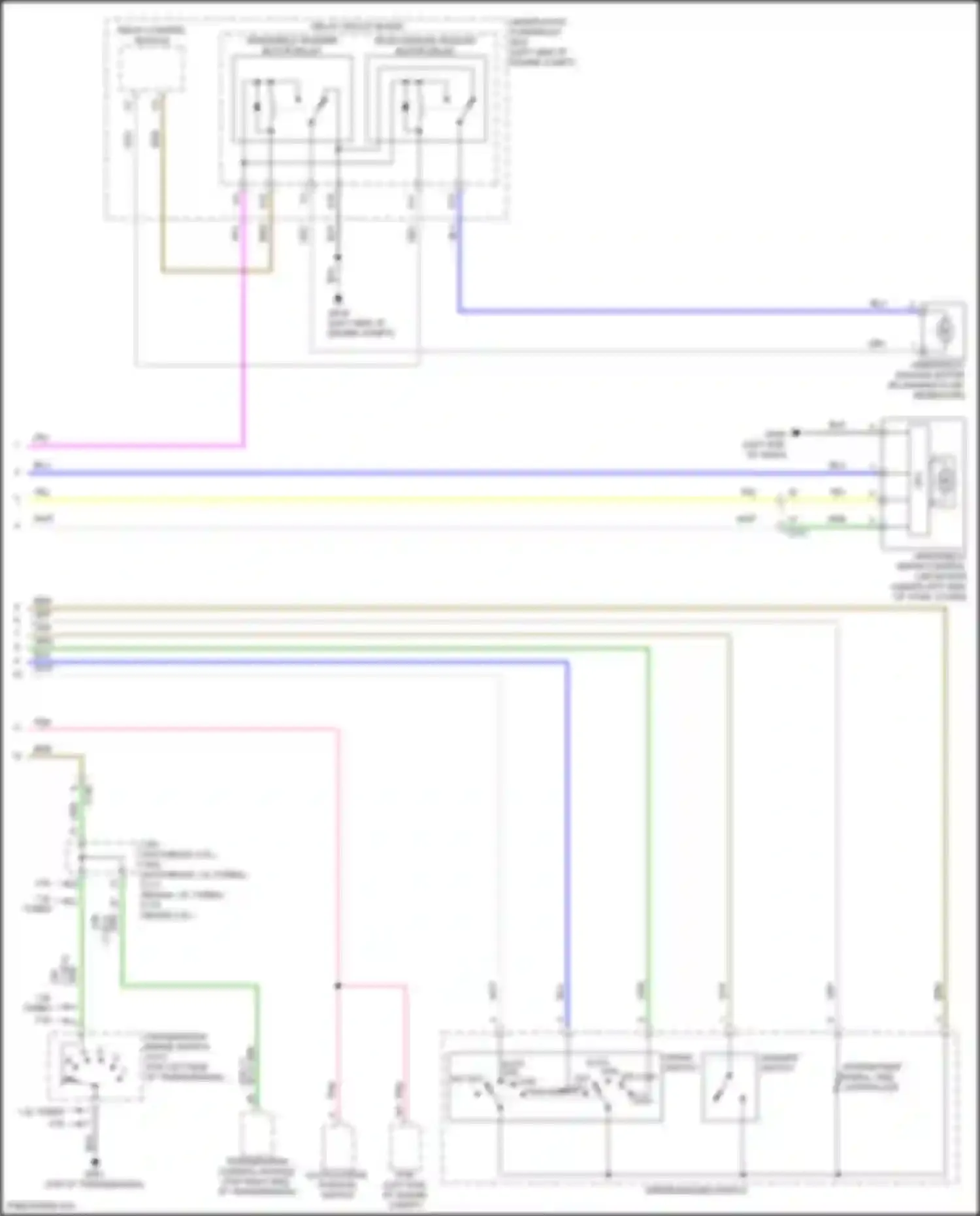 Wiring diagram 2.0l 1.5l turbo for Honda Civic Type R XI (2021-2024) (2 of 3)