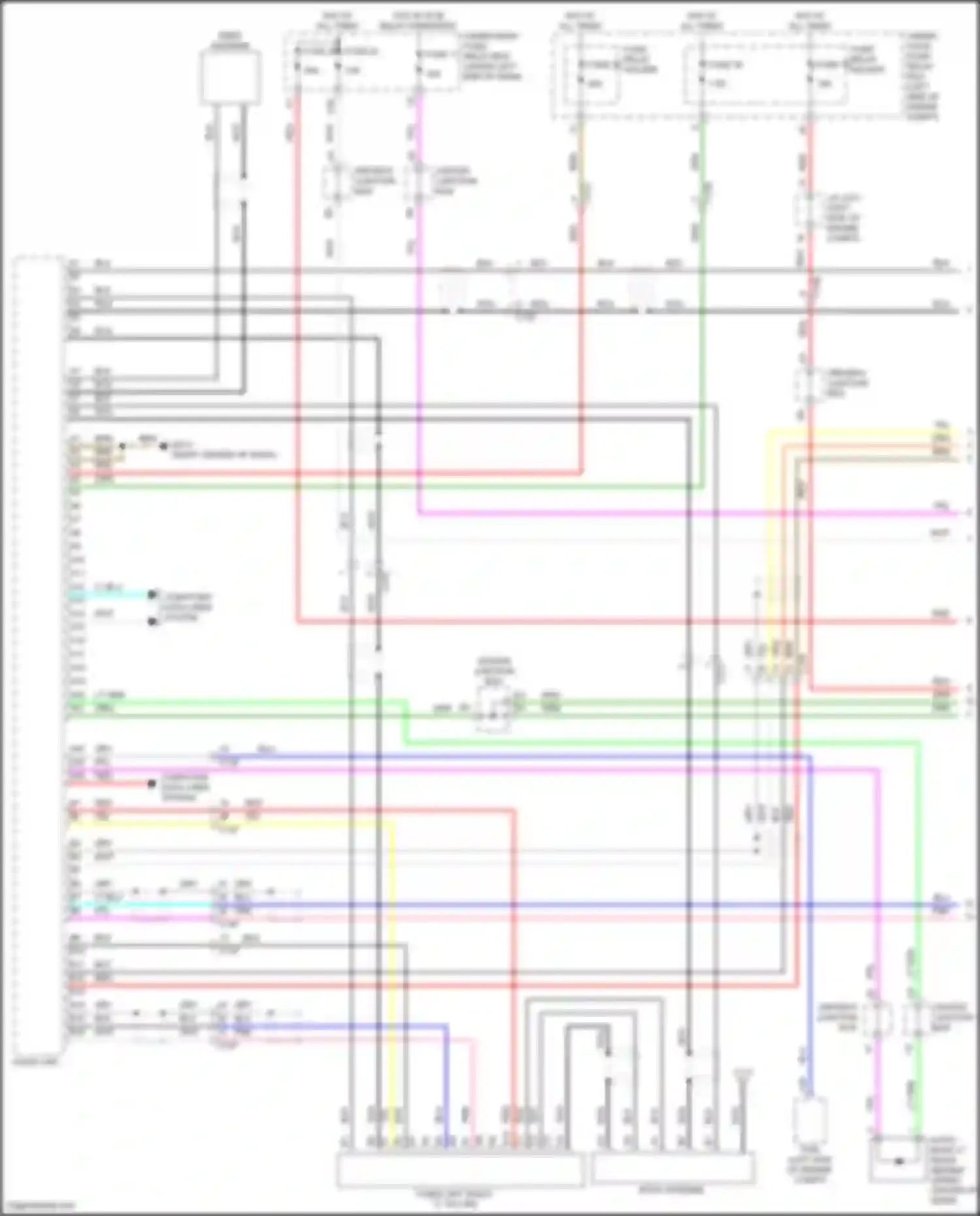 Wiring diagram audio unit for Honda Civic Type R XI (2021-2024) (8 of 18)