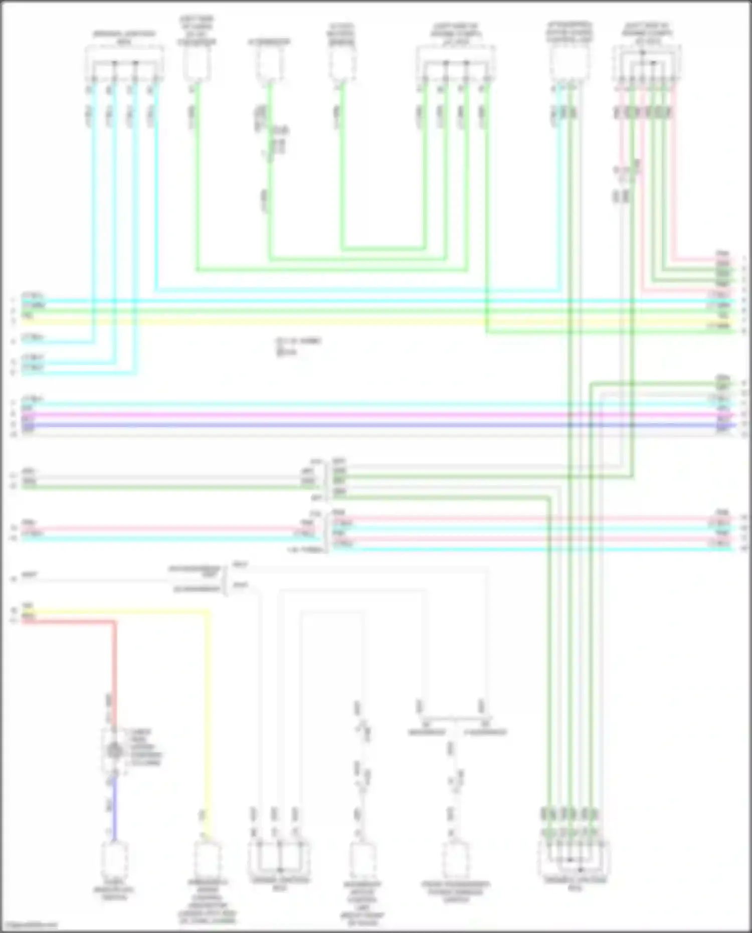 Wiring diagram center junction box e for Honda Civic Type R XI (2021-2024) (15 of 20)