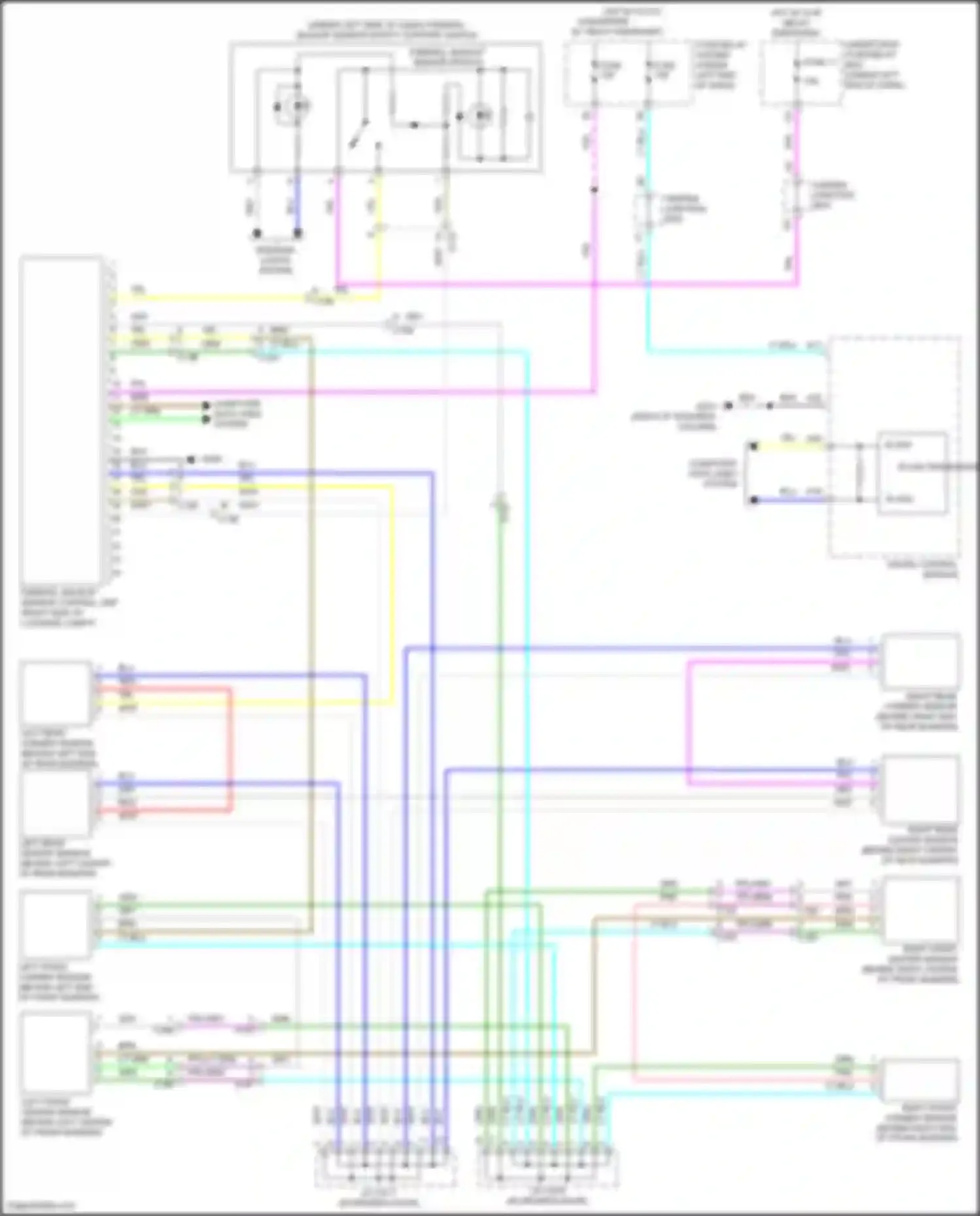 Wiring diagram center junction box e for Honda Civic Type R XI (2021-2024) (6 of 20)