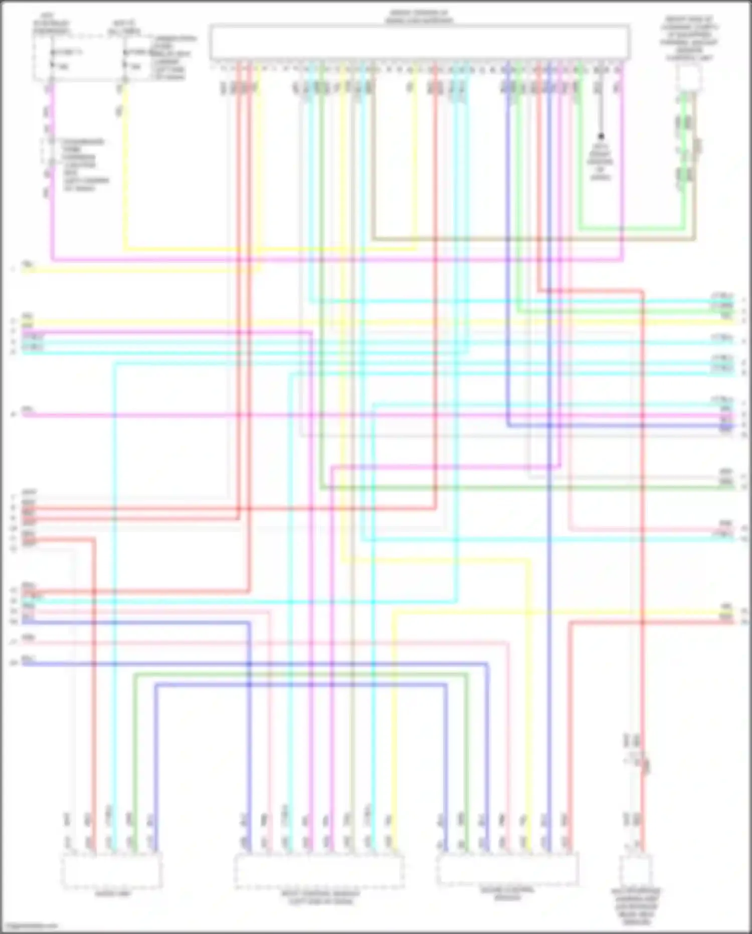 Wiring diagram dashboard wire harness junction box c for Honda Civic Type R XI (2021-2024) (4 of 10)