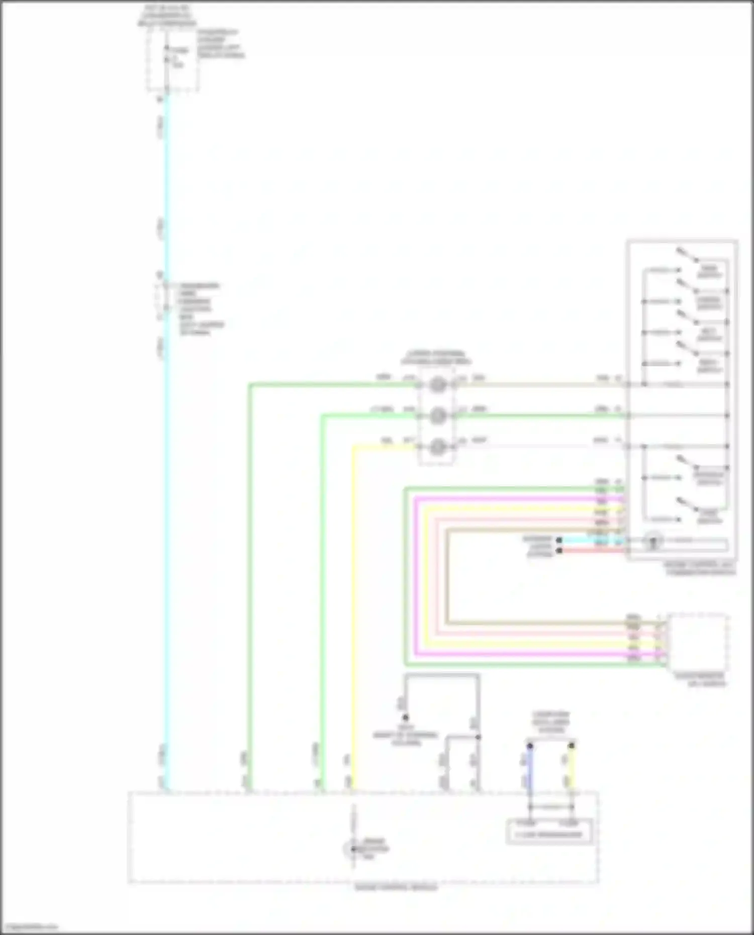 Wiring diagram distance switch for Honda Civic Type R XI (2021-2024) (1 of 3)
