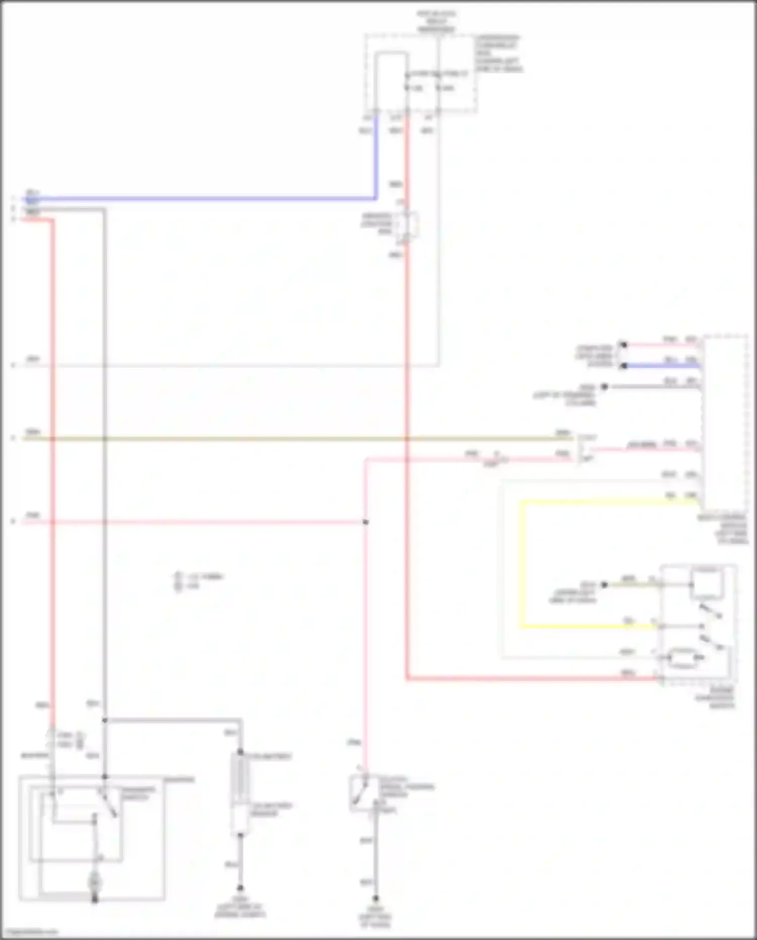 Wiring diagram driver's junction box a for Honda Civic Type R XI (2021-2024) (18 of 23)