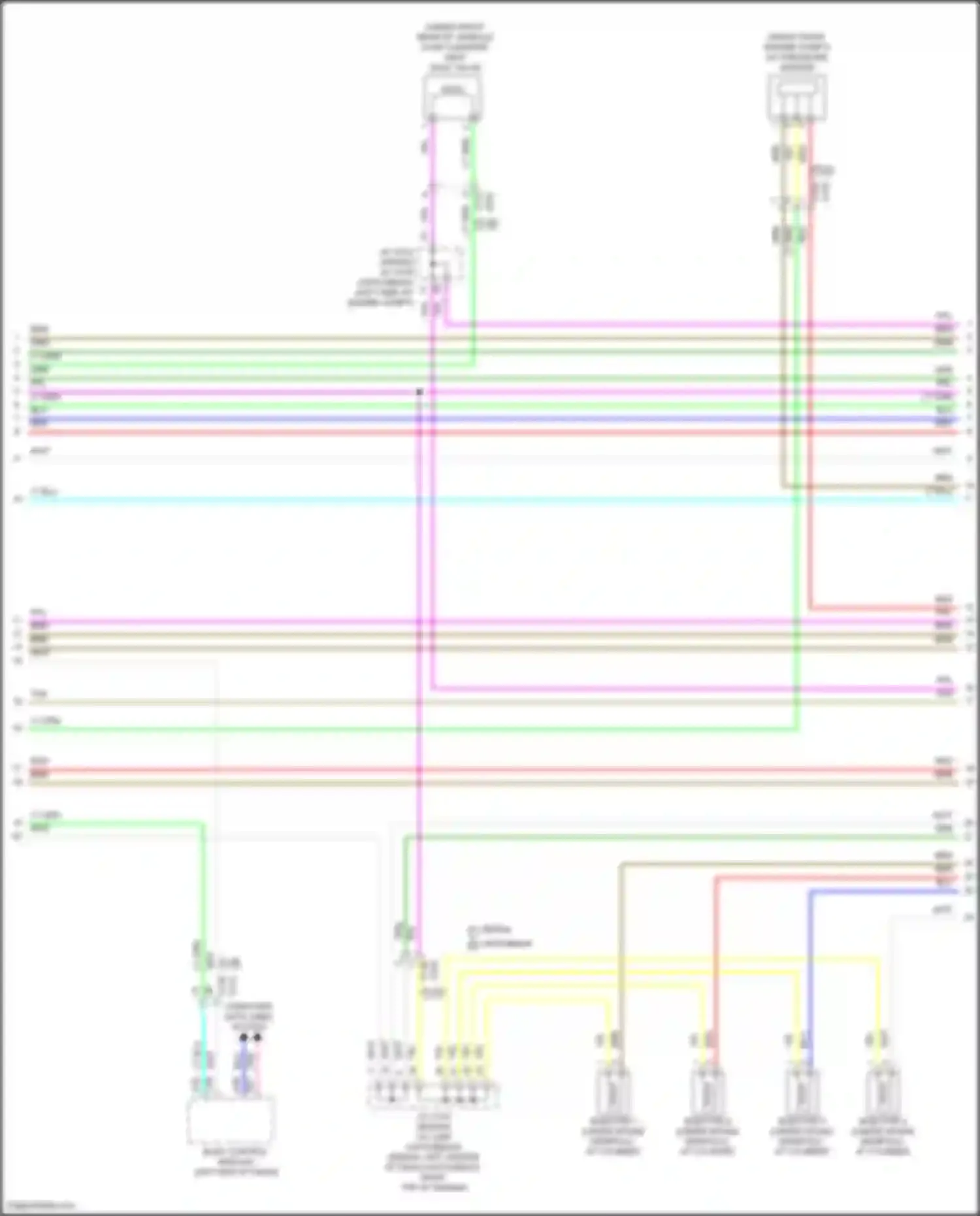 Wiring diagram evap canister vent shut valve for Honda Civic Type R XI (2021-2024) (2 of 2)