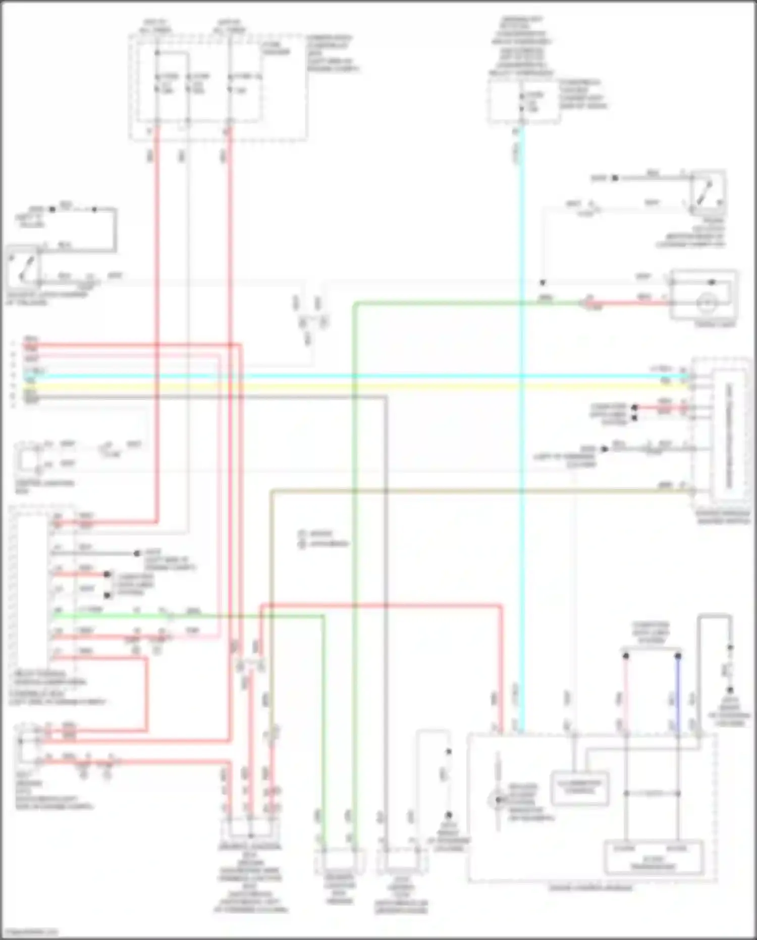 Wiring diagram relay control module under-hood fuse/relay box for Honda Civic Type R XI (2021-2024)
