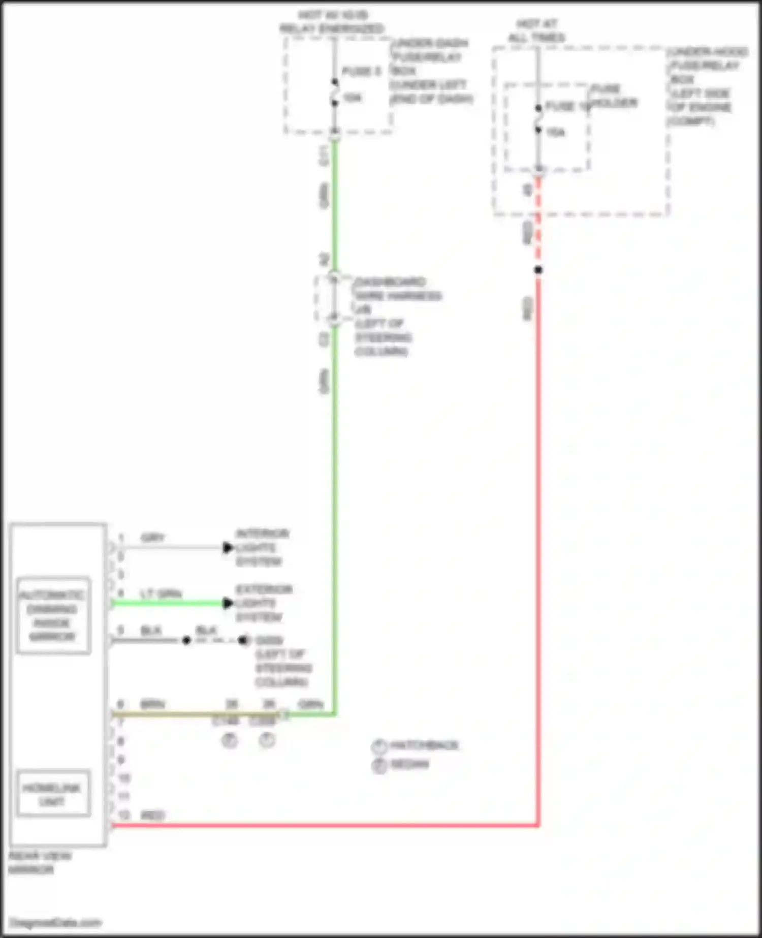 Wiring diagram fuse holder a for Honda Civic Type R XI (2021-2024) (12 of 53)