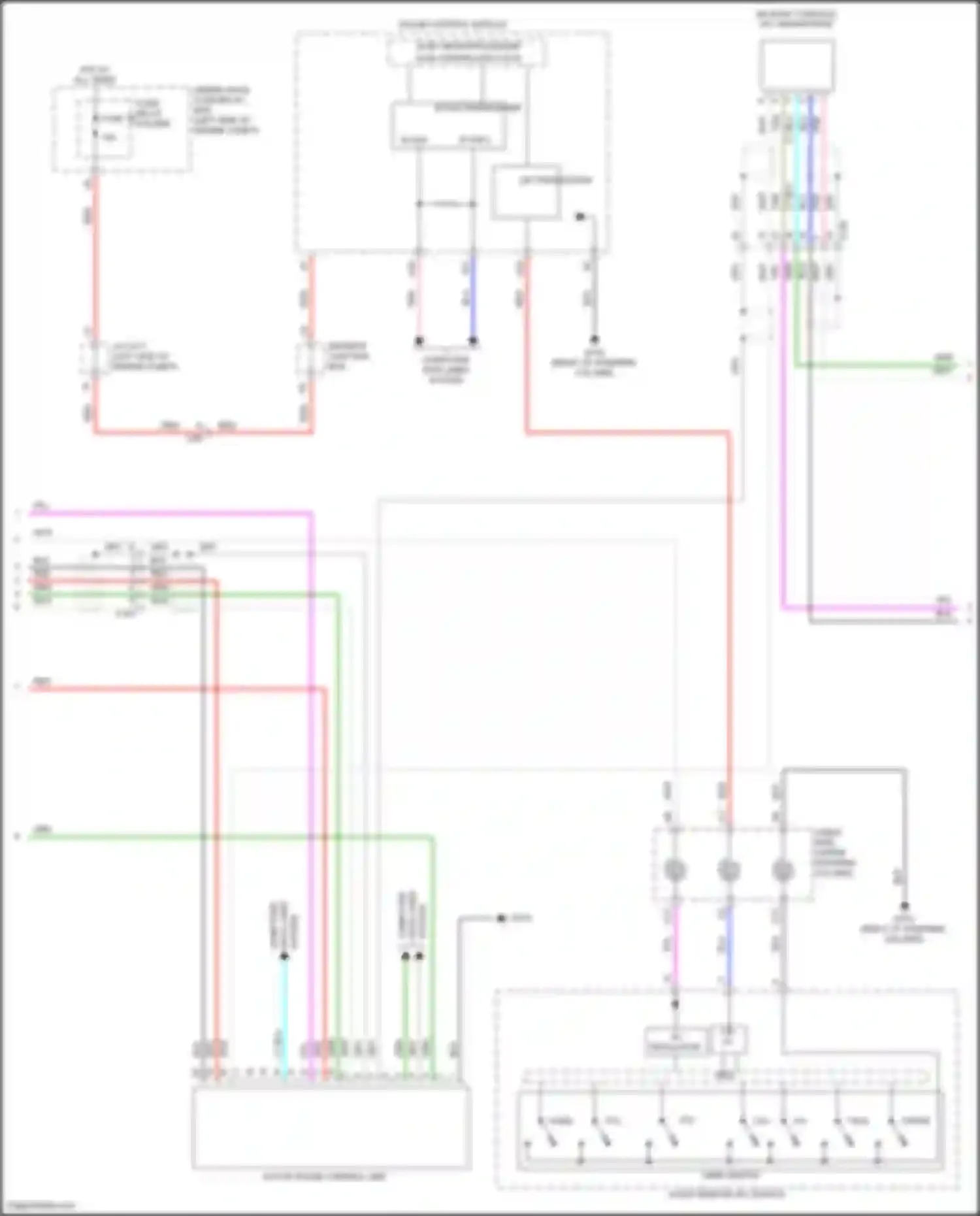 Wiring diagram fuse/ relay holder a for Honda Civic Type R XI (2021-2024) (3 of 8)