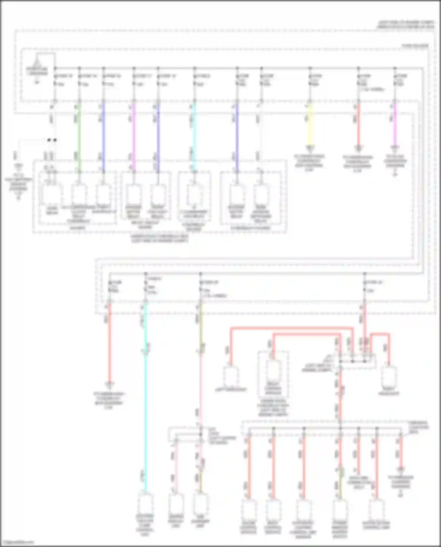 Wiring diagram fuse/relay holder e for Honda Civic Type R XI (2021-2024) (5 of 6)
