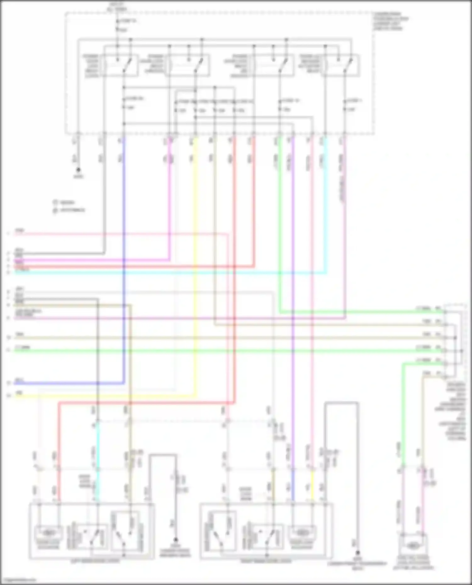 Wiring diagram dashboard wire harness junction box c for Honda Civic Type R XI (2021-2024)