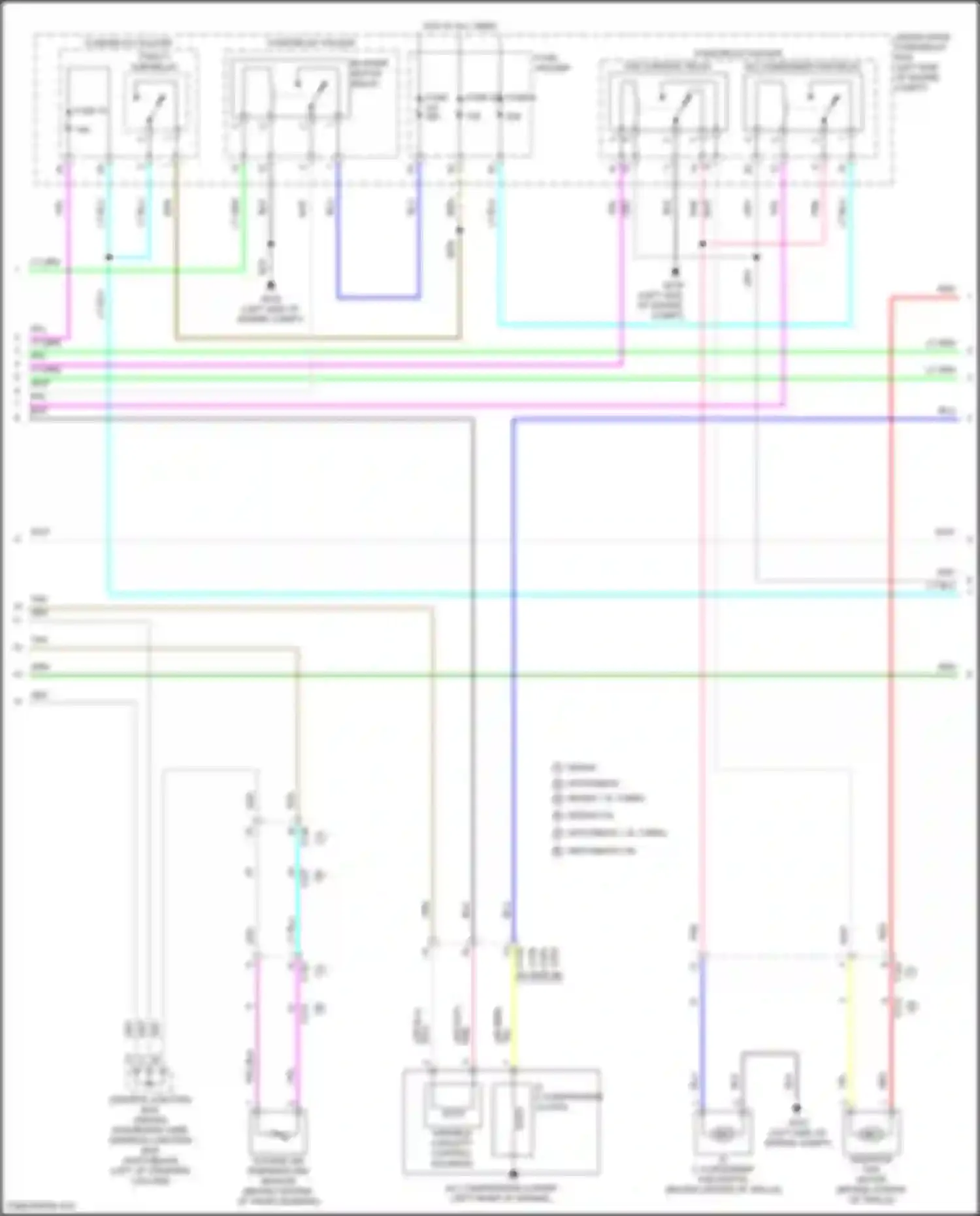 Wiring diagram outside air temperature sensor for Honda Civic Type R XI (2021-2024)