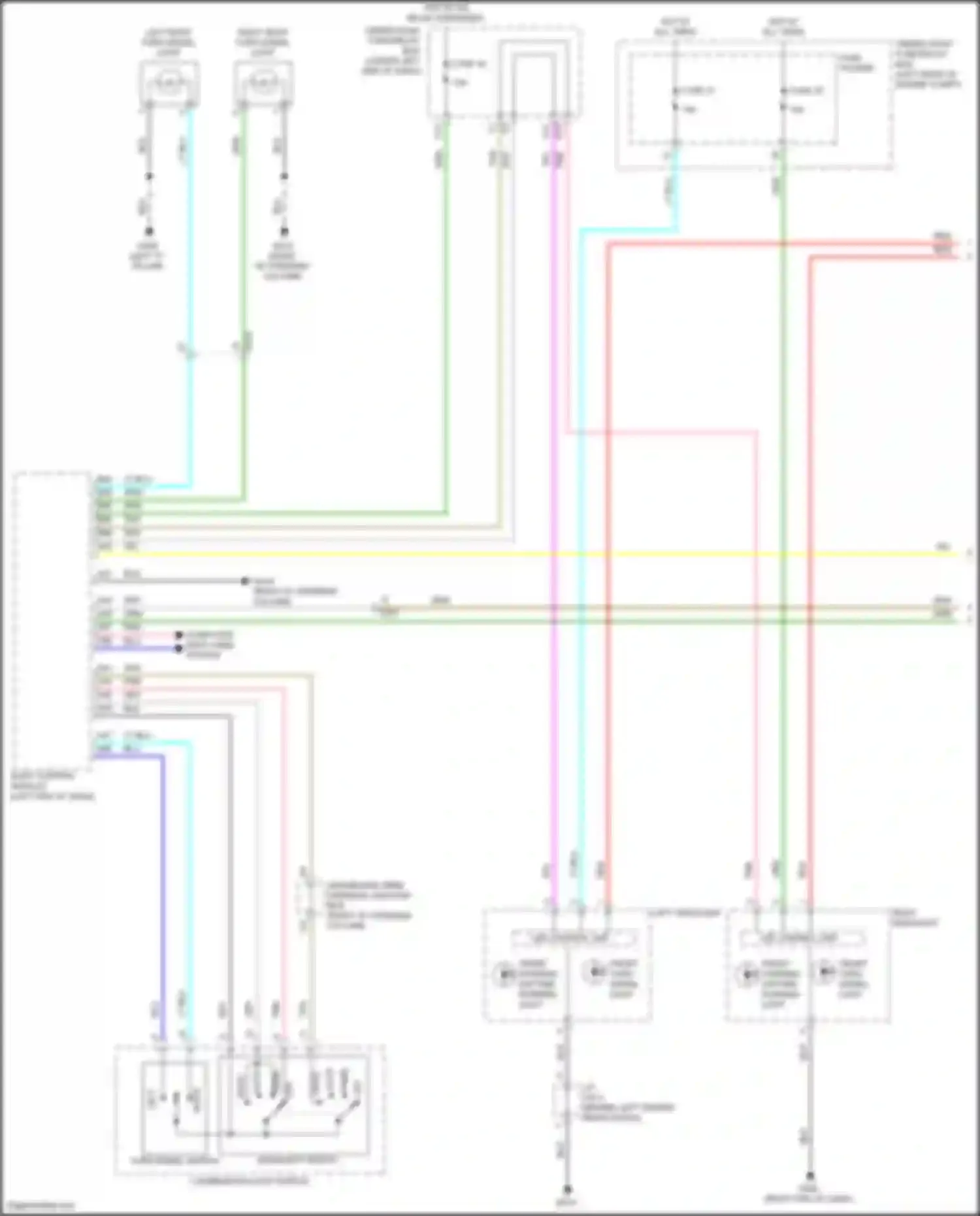 Wiring diagram homelink unit for Honda Civic Type R XI (2021-2024)