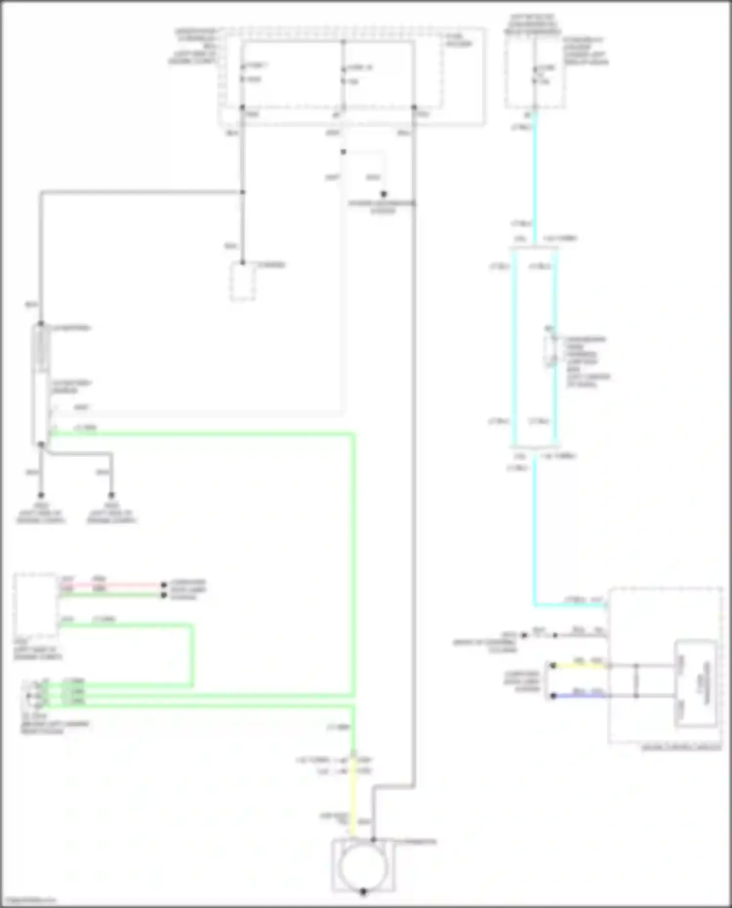 Wiring diagram power distribution system for Honda Civic Type R XI (2021-2024)