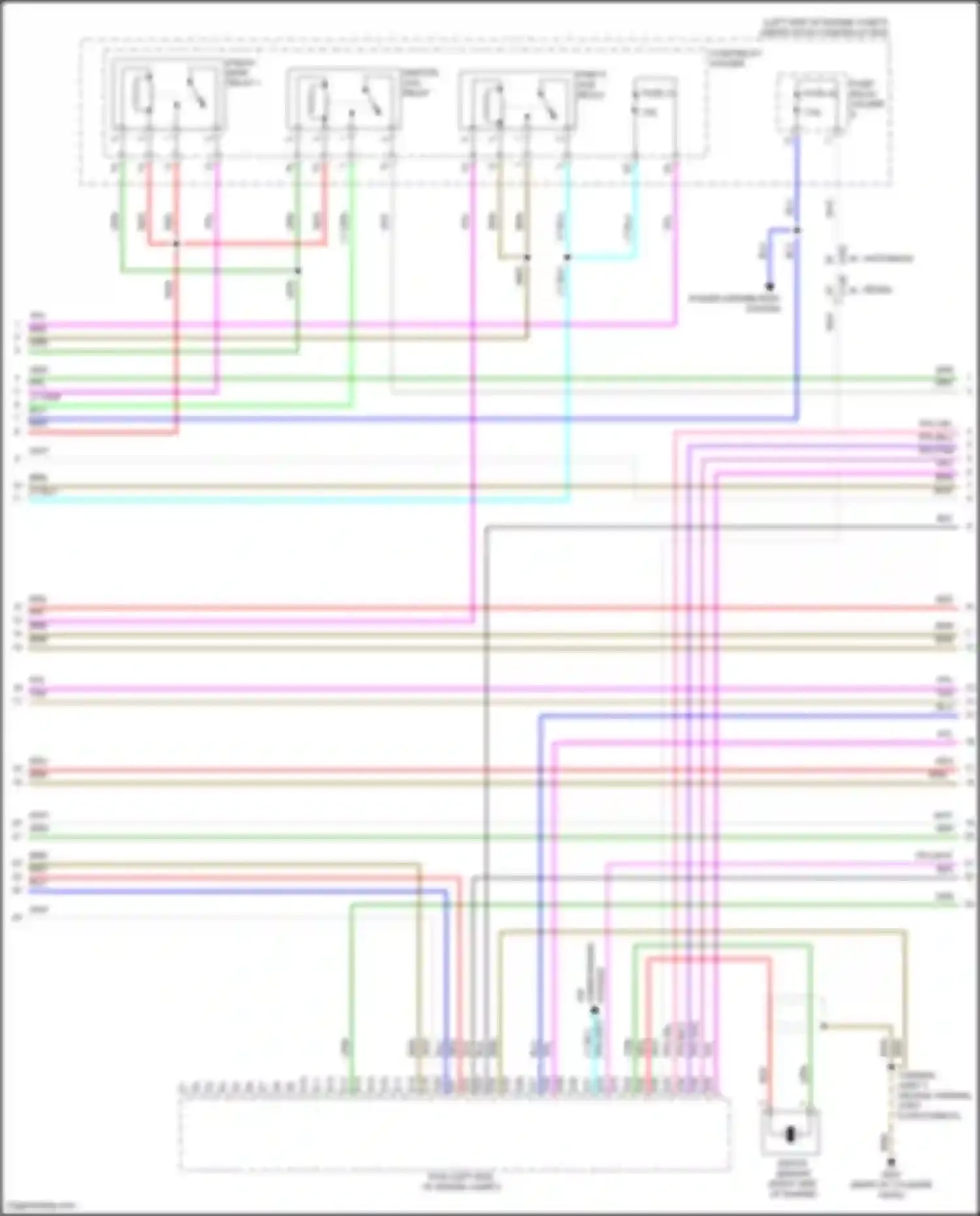 Wiring diagram ignition coil relay for Honda Civic Type R XI (2021-2024) (4 of 4)