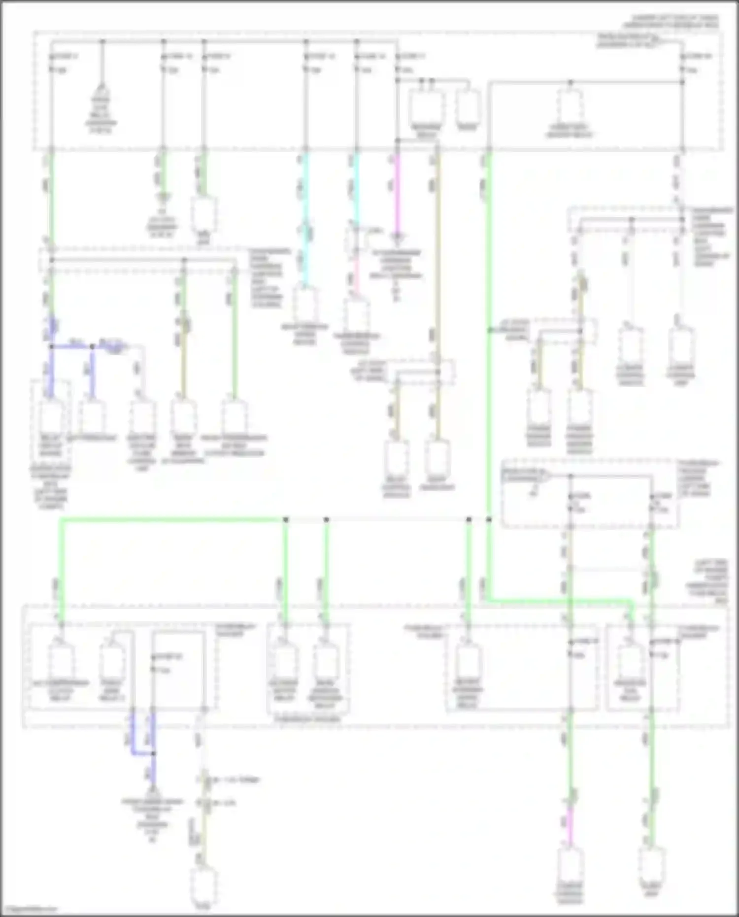 Wiring diagram left headlight for Honda Civic Type R XI (2021-2024) (7 of 13)