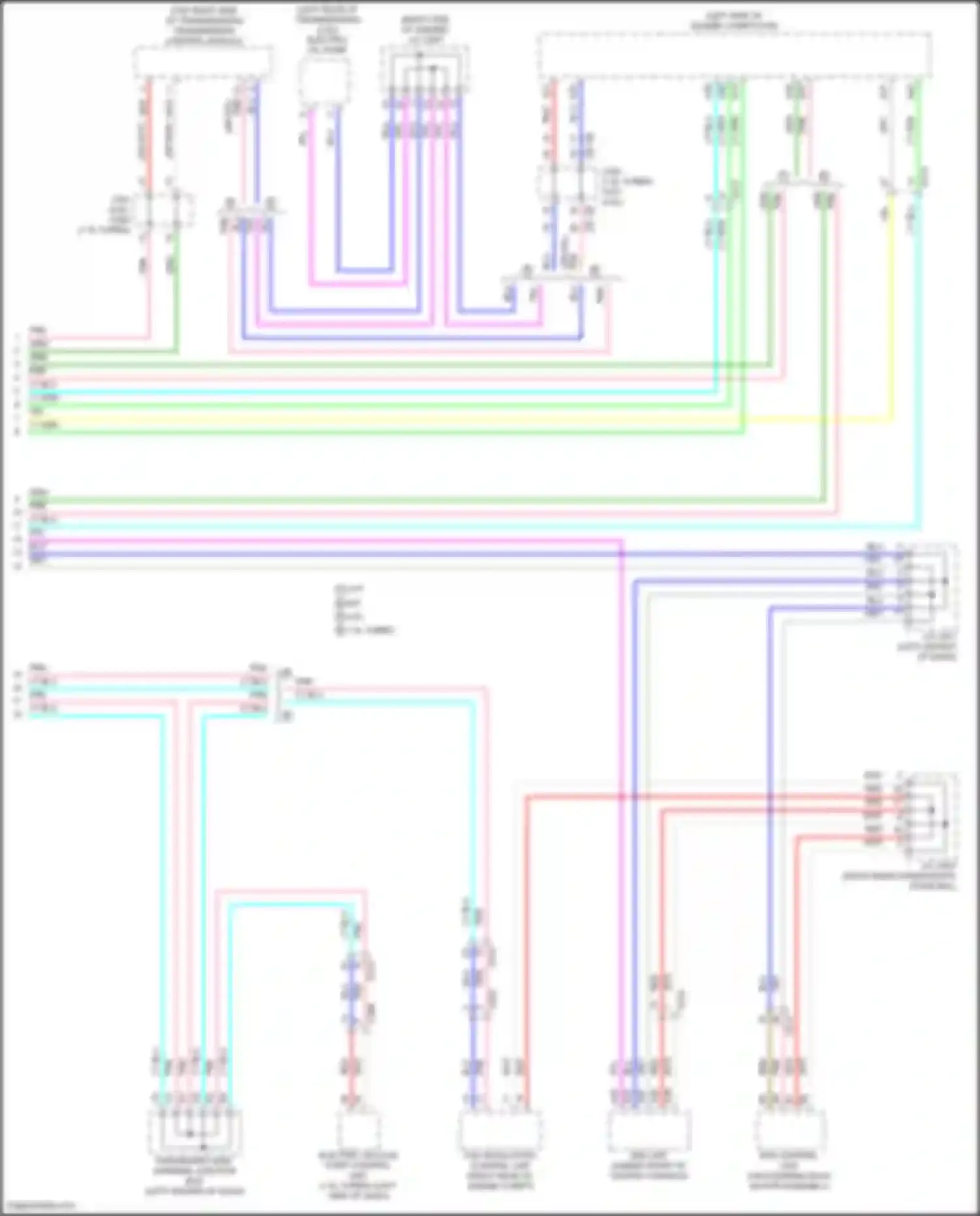 Wiring diagram (right side of engine for Honda Civic Type R XI (2021-2024)