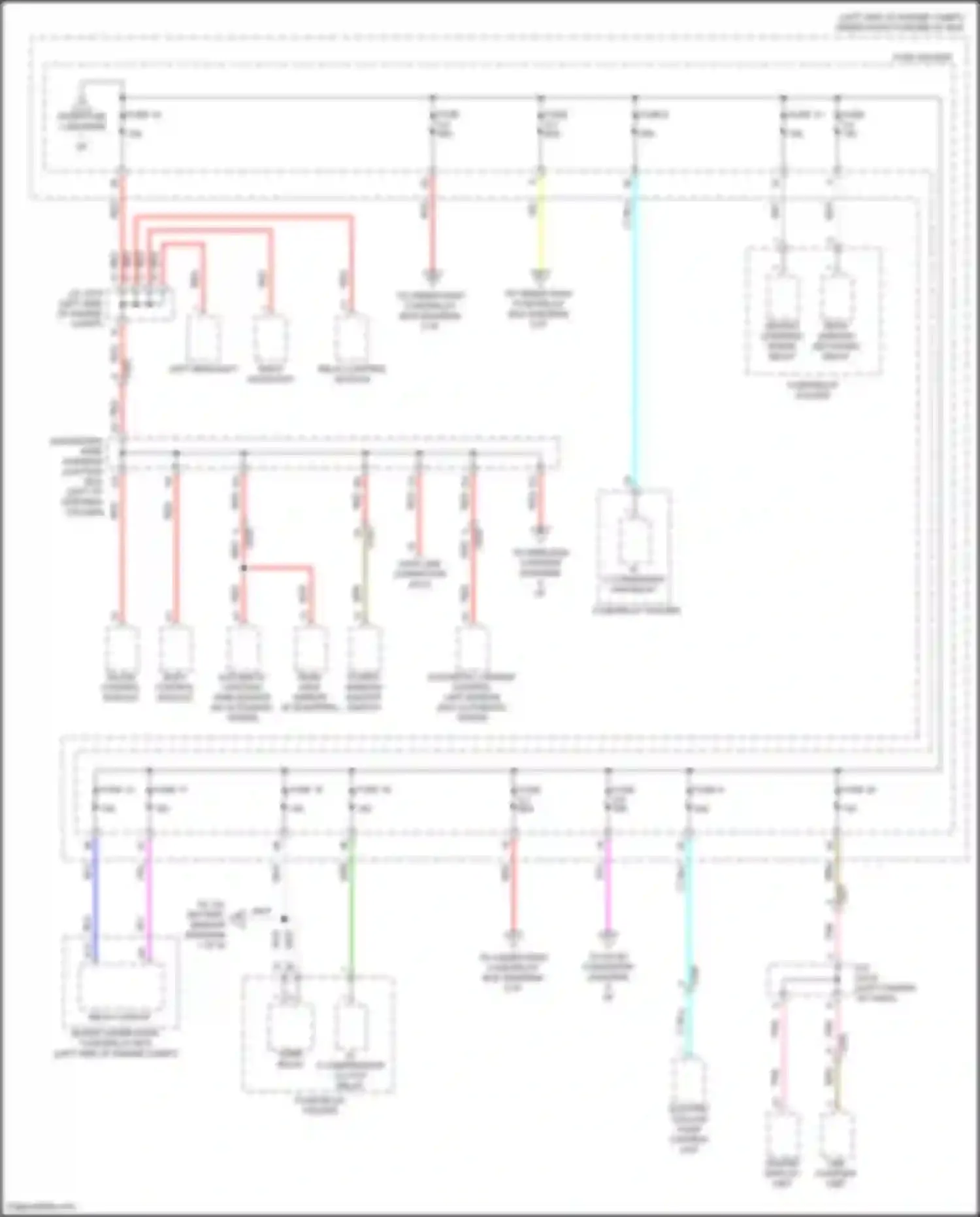 Wiring diagram automatic lighting control unit-sensor for Honda Civic Type R XI (2021-2024)