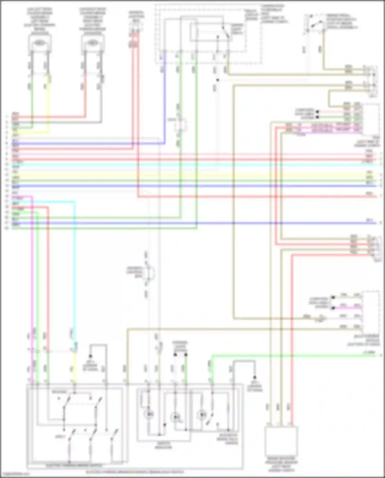 Wiring diagram switch indicator for Honda Civic Type R XI (2021-2024)