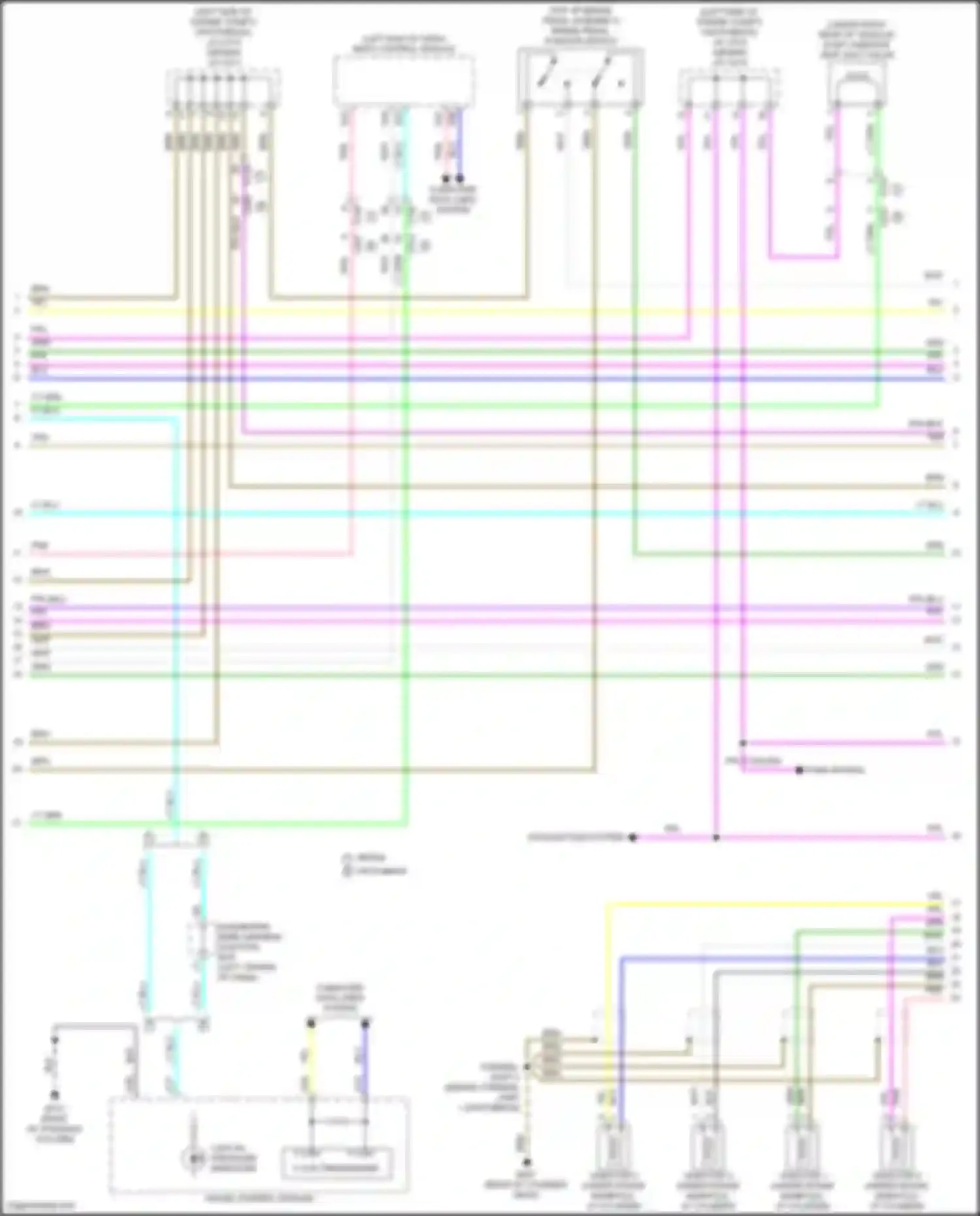 Wiring diagram ppl cooling fans system for Honda Civic Type R XI (2021-2024) (1 of 1)