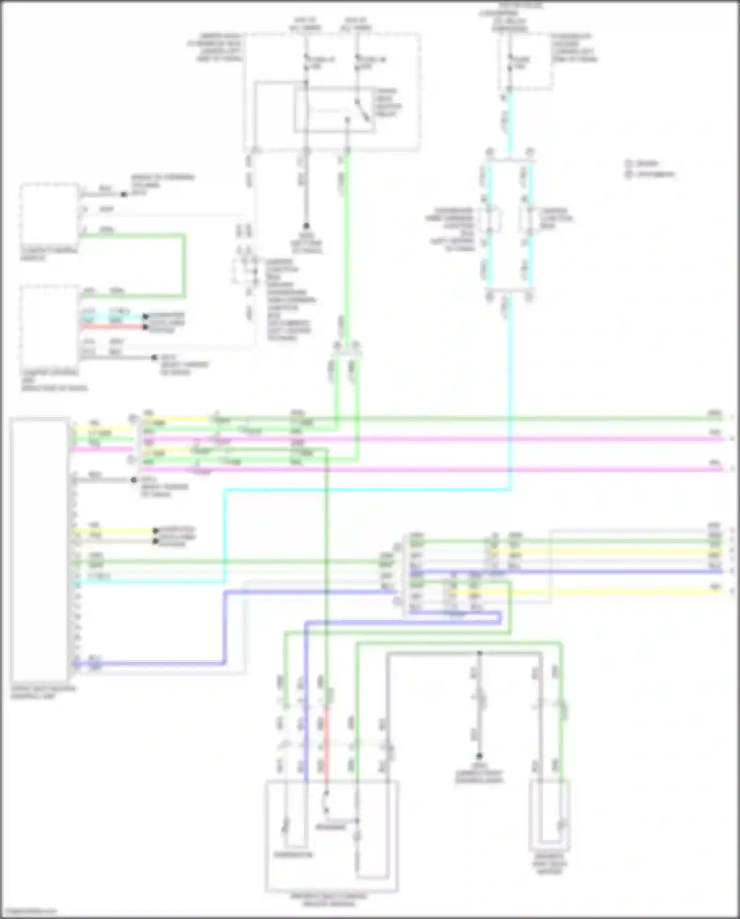 Wiring diagram pgm-fi main relay 2 for Honda Civic Type R XI (2021-2024)