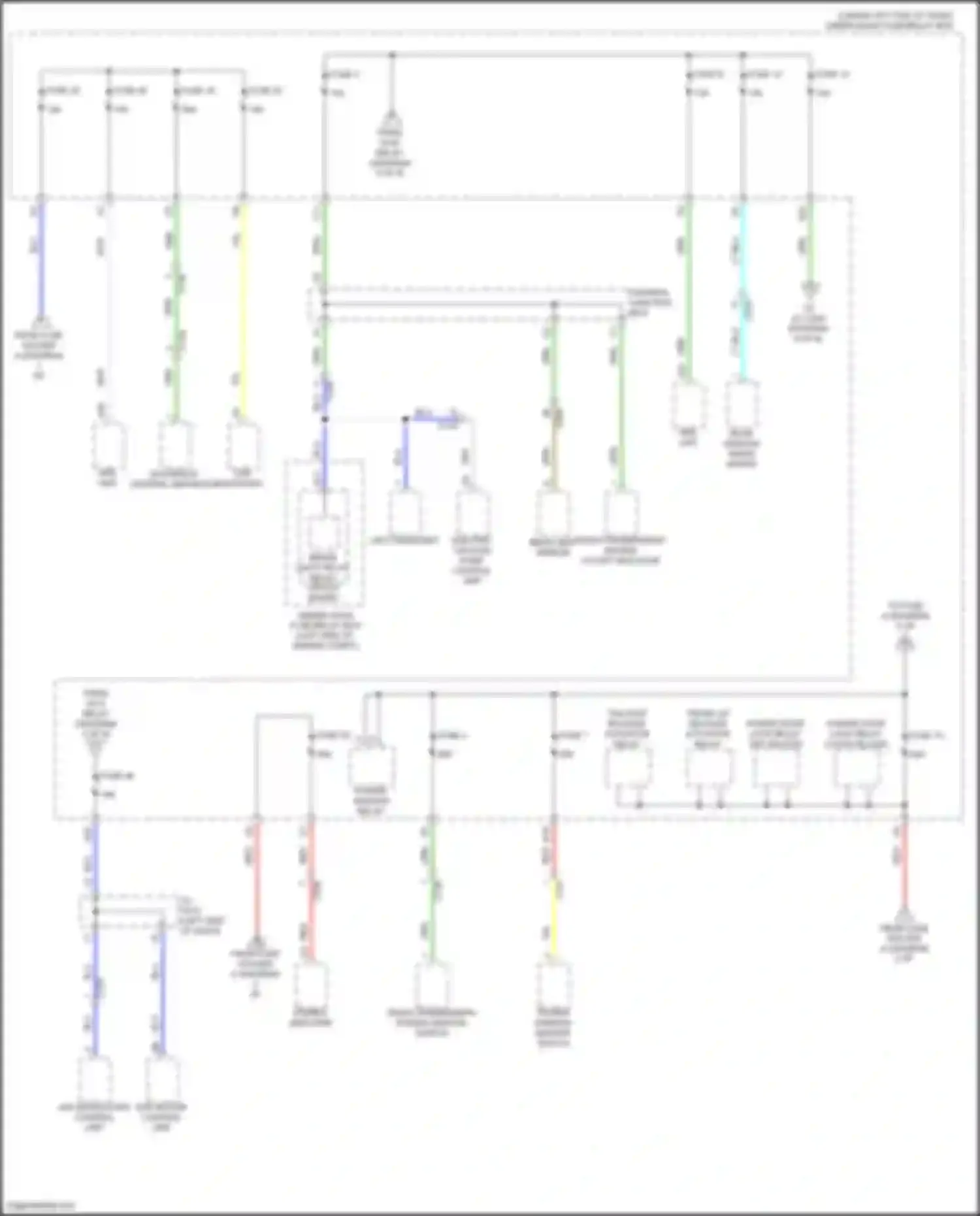 Wiring diagram rear window wiper motor for Honda Civic Type R XI (2021-2024) (2 of 3)