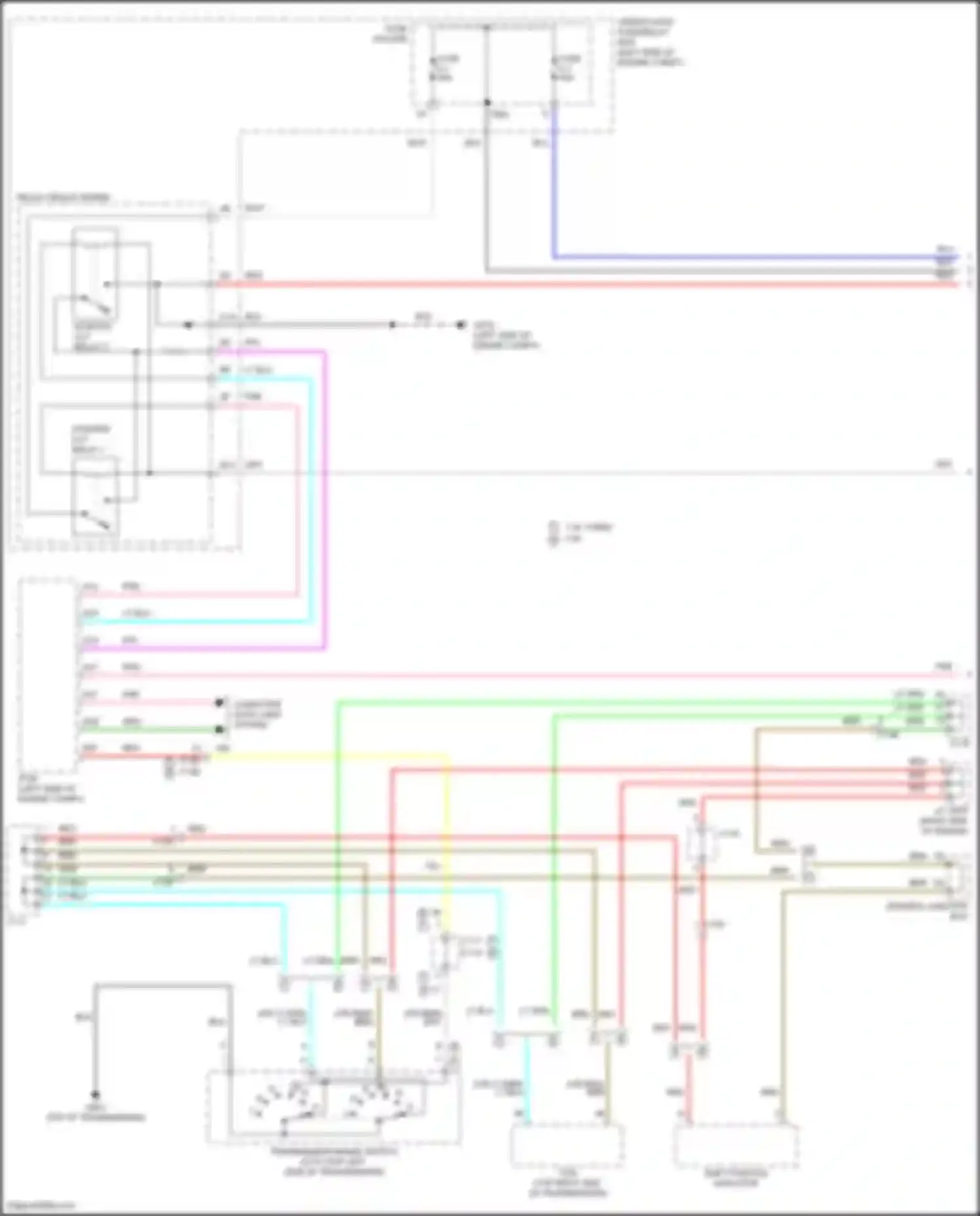 Wiring diagram (right side of engine for Honda Civic Type R XI (2021-2024)