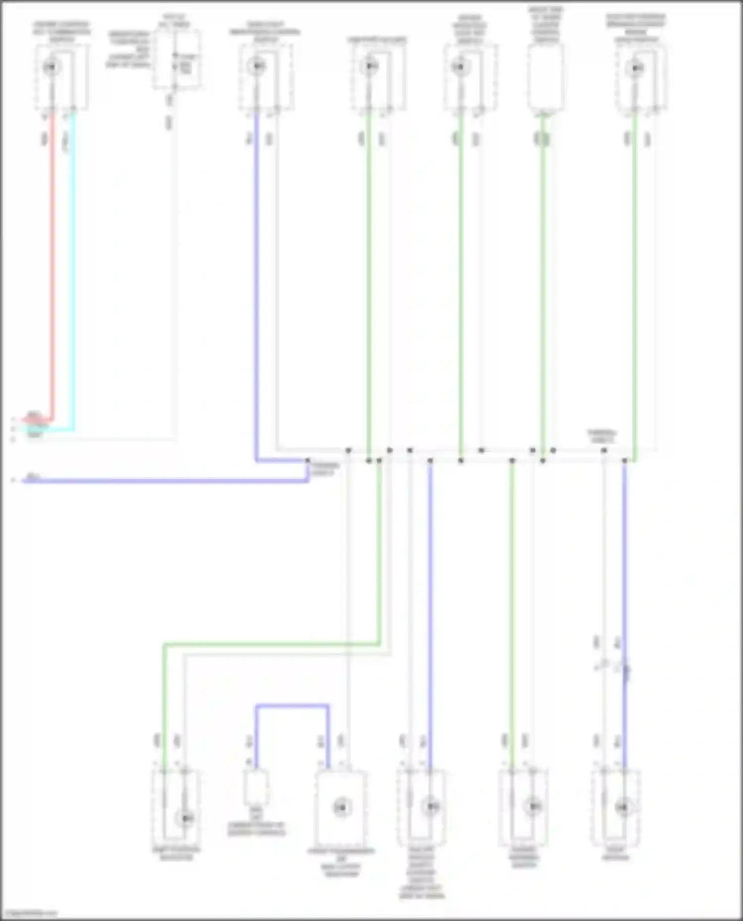 Wiring diagram right end of dash) for Honda Civic Type R XI (2021-2024) (12 of 13)