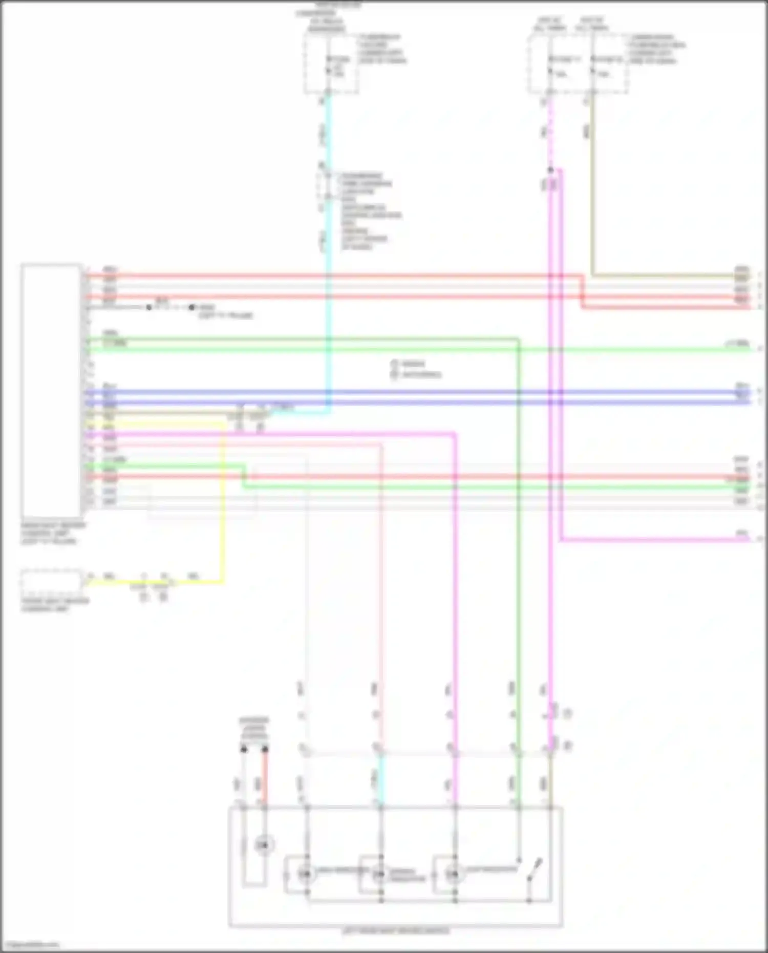 Wiring diagram under-dash fuse/relay box for Honda Civic Type R XI (2021-2024) (59 of 62)