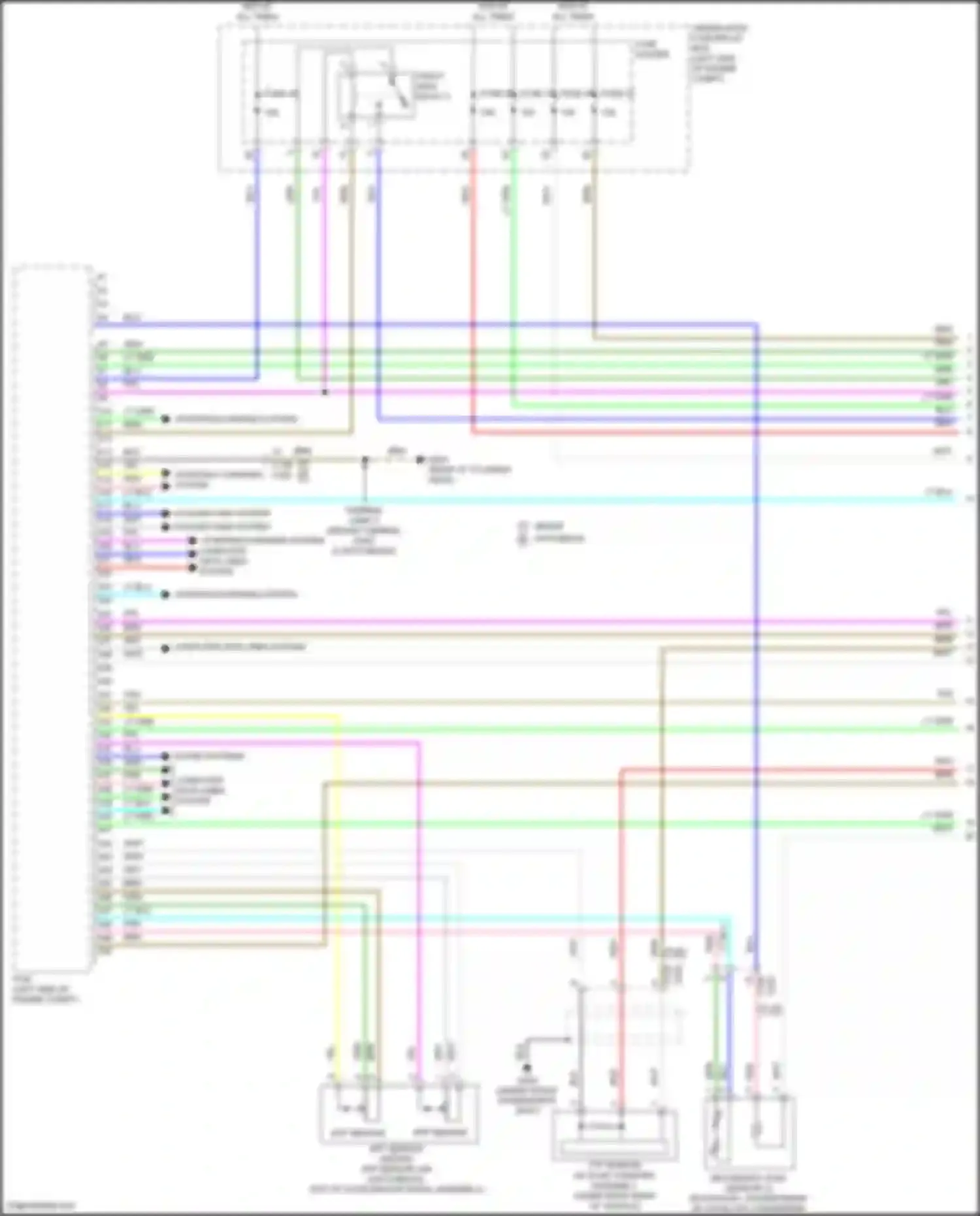 Wiring diagram under-hood fuse/relay box for Honda Civic Type R XI (2021-2024) (74 of 75)