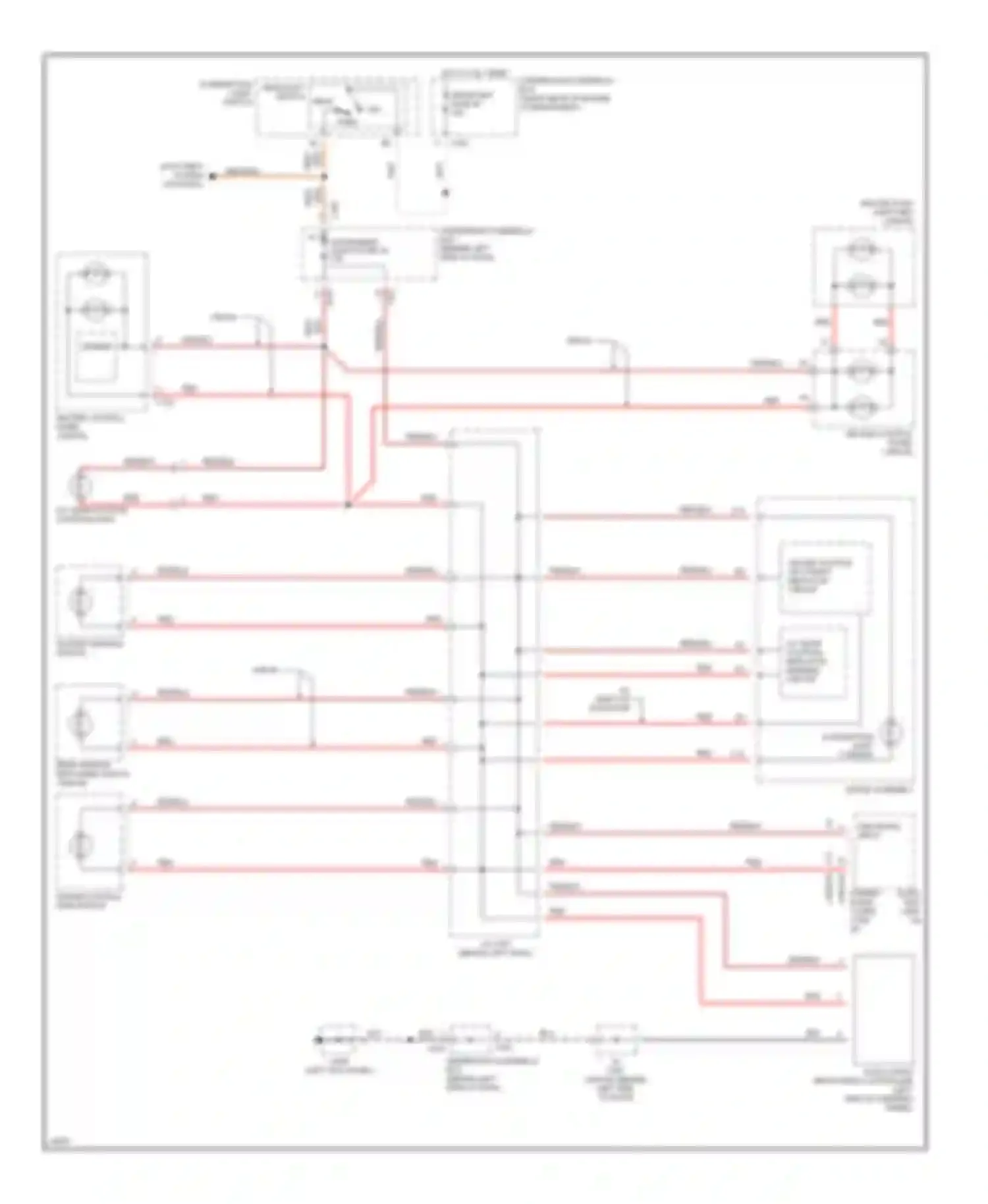 Civic Honda GA (1998-2002): Instrument illumination circuit