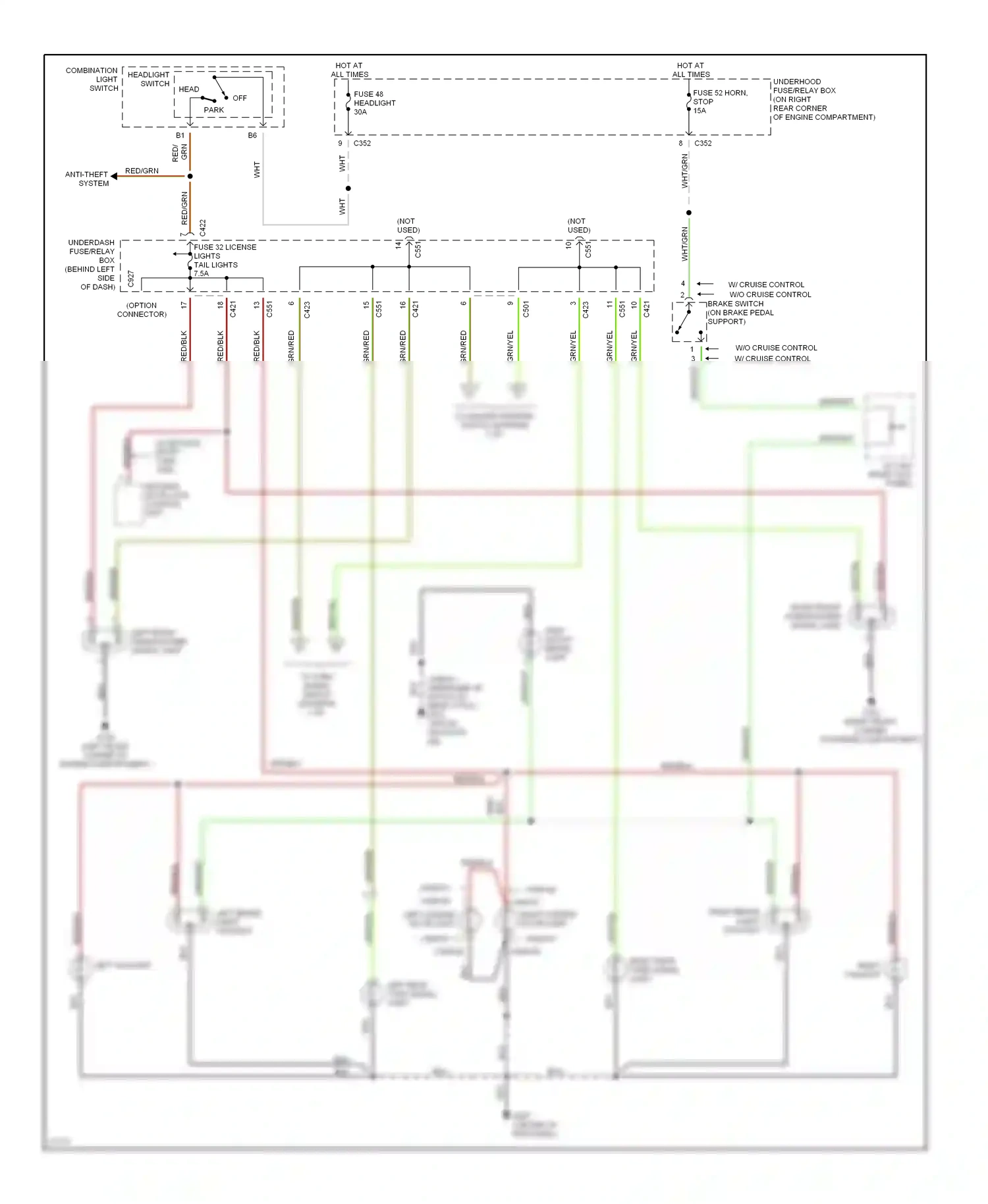 Wiring diagram blk for Honda Civic GA (1998-2002) (24 of 55)