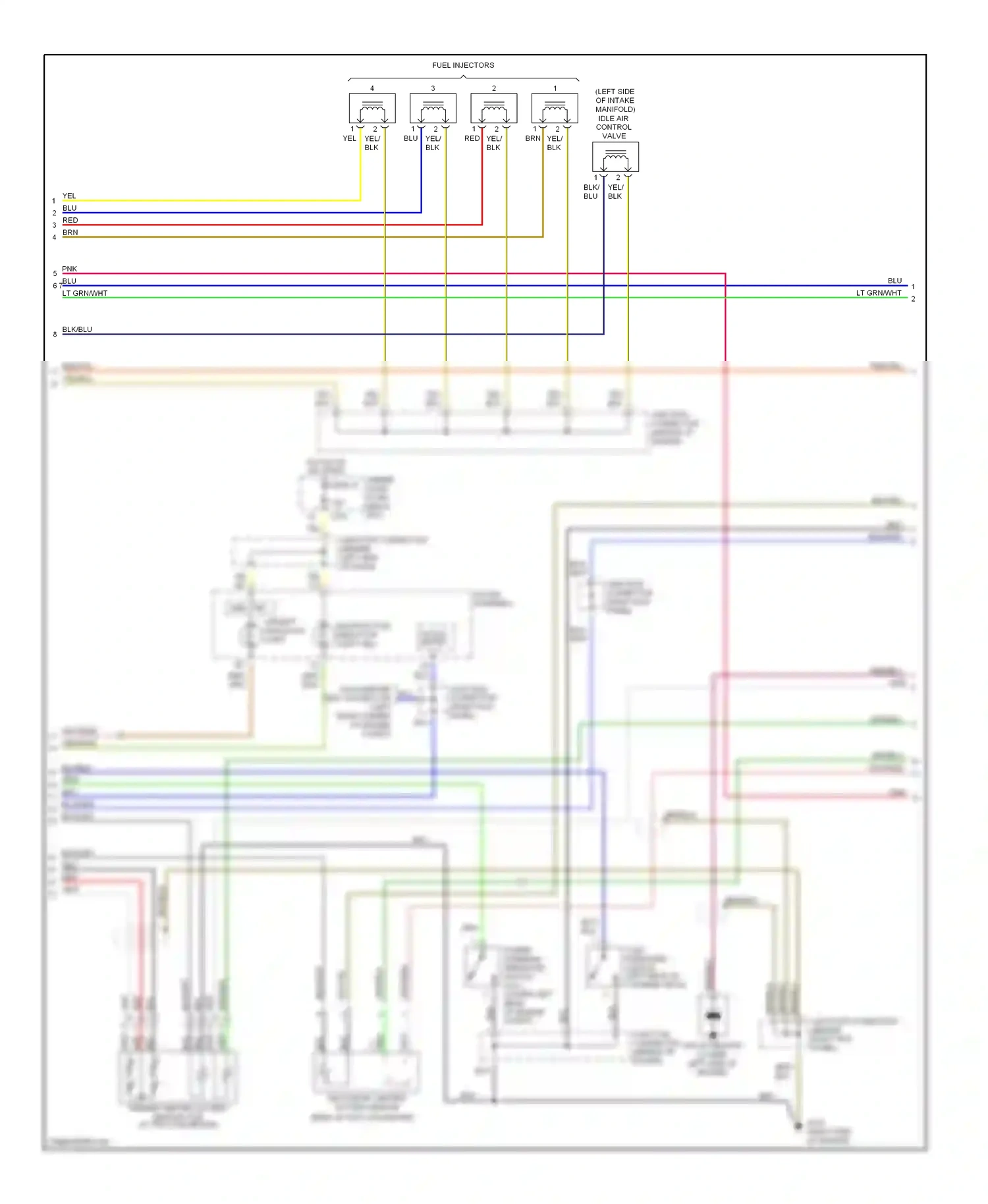 Wiring diagram vtec pressure switch for Honda Civic GA (1998-2002) (4 of 4)