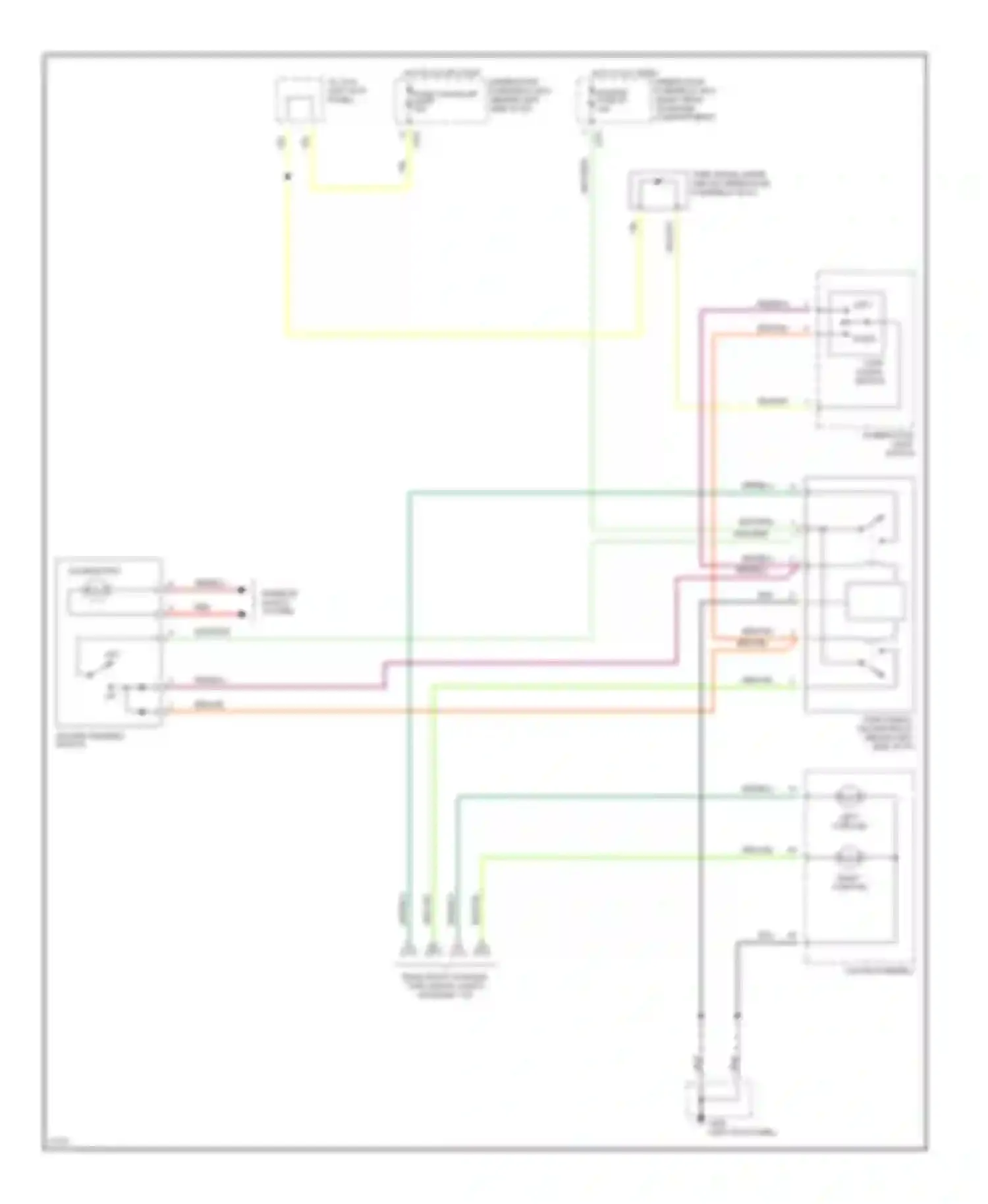 Civic Honda II (1979-1997): Exterior lamps circuit (2 of 2)